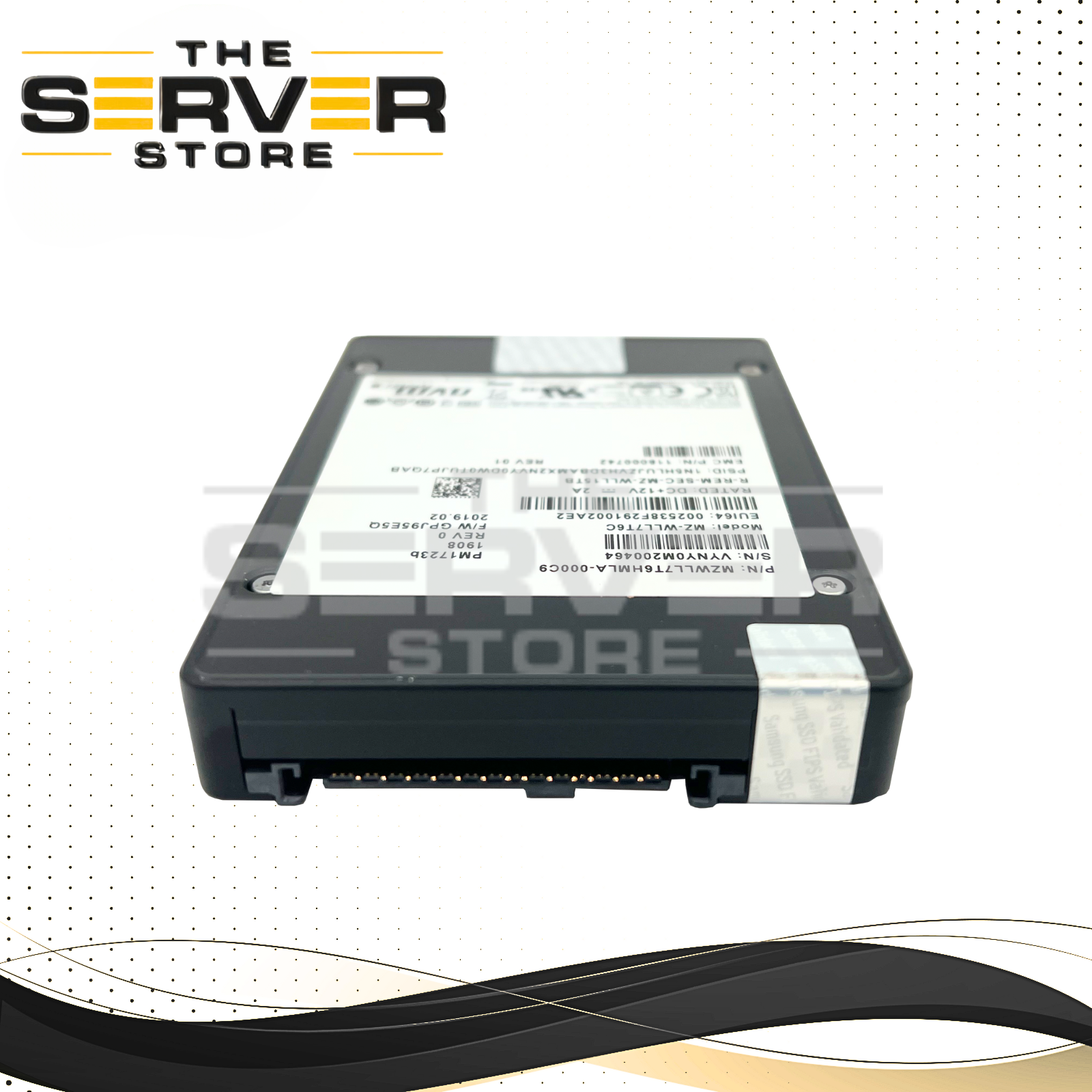 EMC Samsung PM1723b 7.68TB NVMe x4 SED U.2 2.5" SSD MZWLL7T6HMLA-000C9 MZ-WLL7T6C 118000742