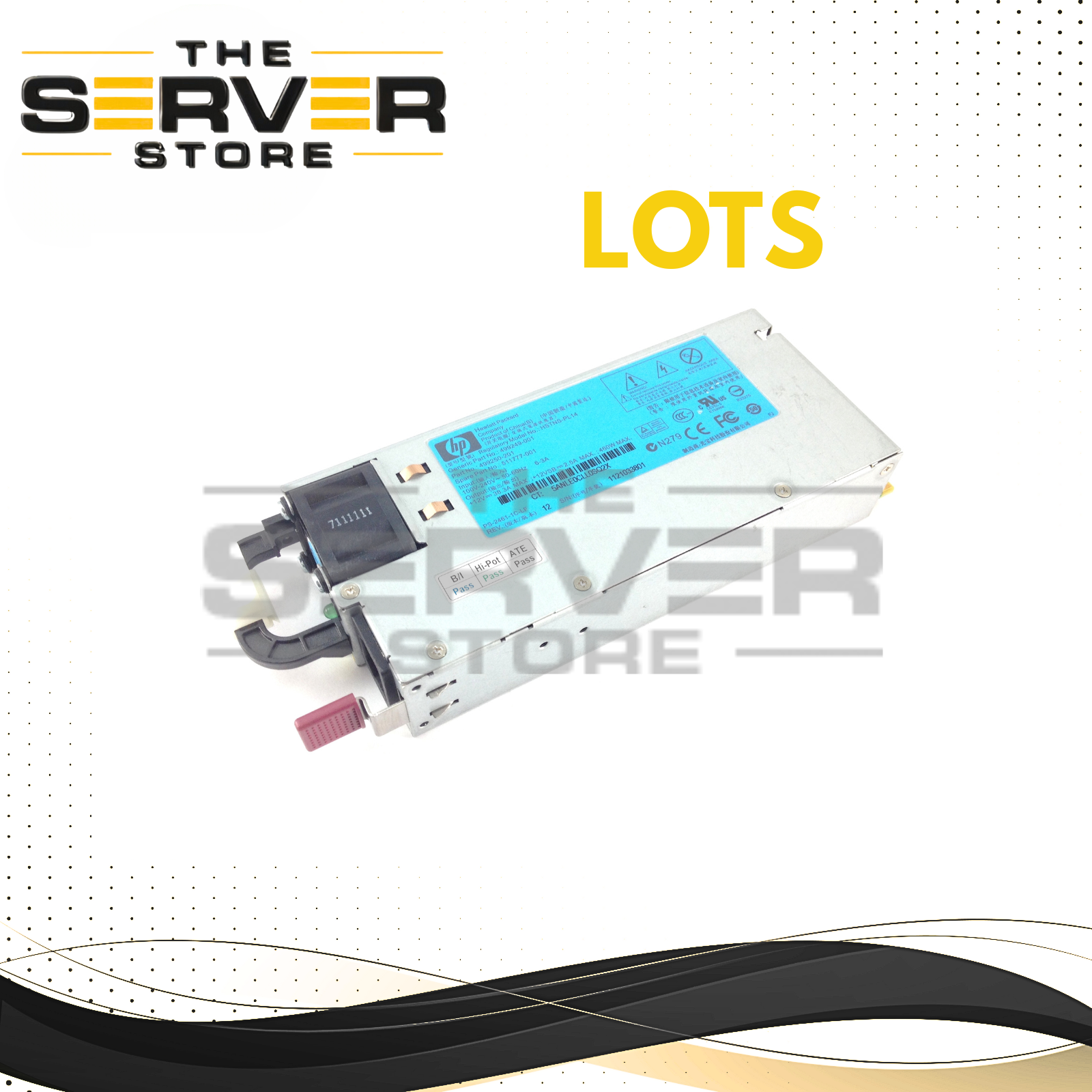 HPE 460W (CS) Gold Hot-Plug Power Supply ProLiant G6/G7/G8 (LOT) 511777-001