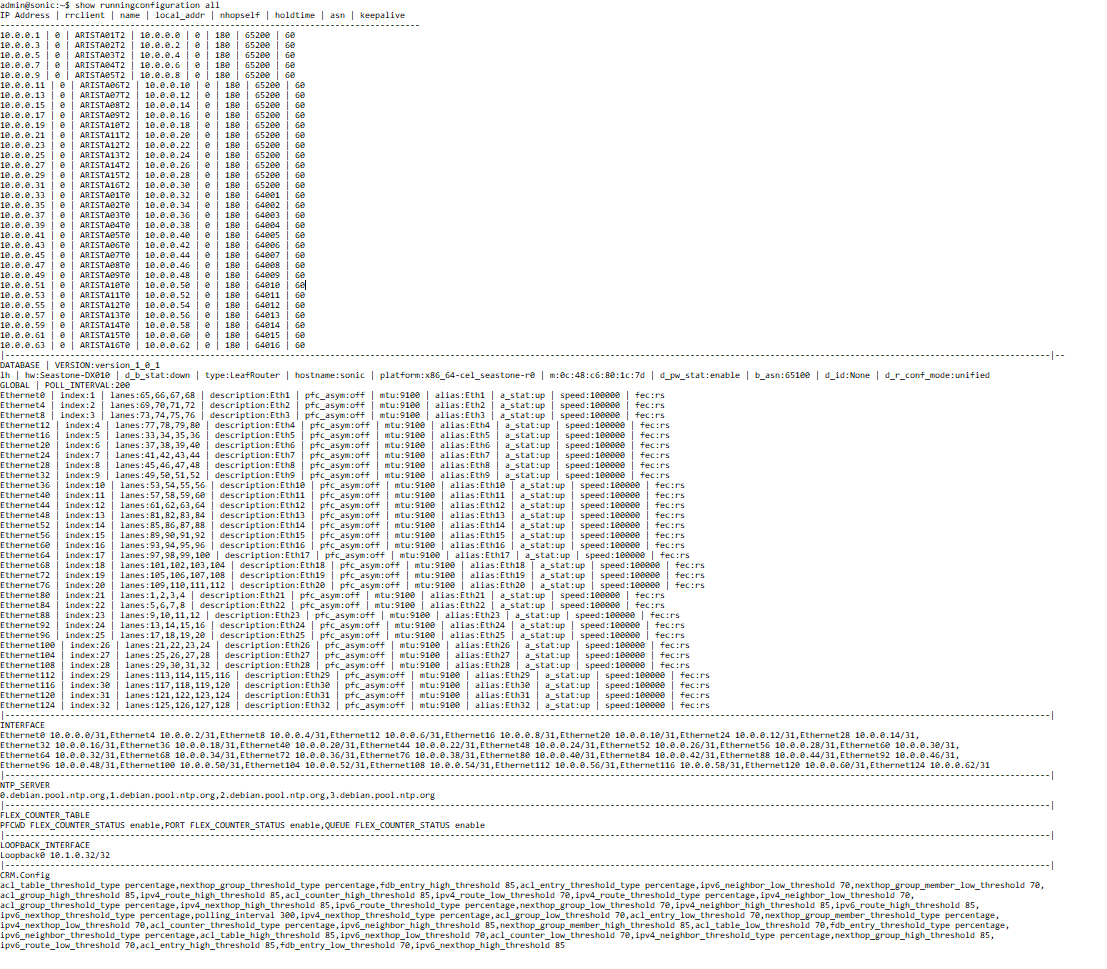 Celestica Seastone 32 Ports 100Gb QSFP28 w/ Rails SONiC Software Network Switch DX010