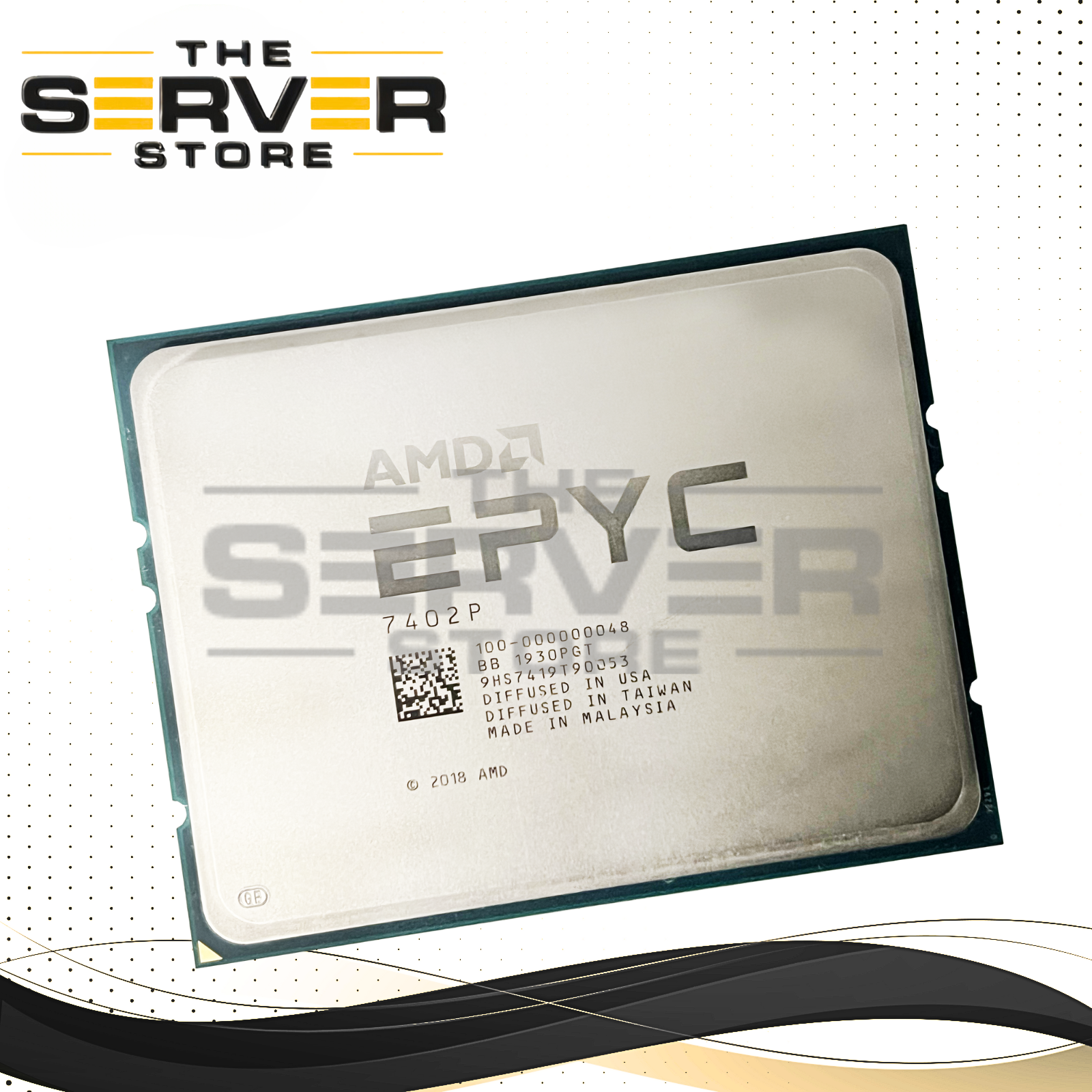 AMD EPYC 7402P 2.8GHz 24C 128MB 180W Socket SP3 CPU (Dell Locked) 100-000000048