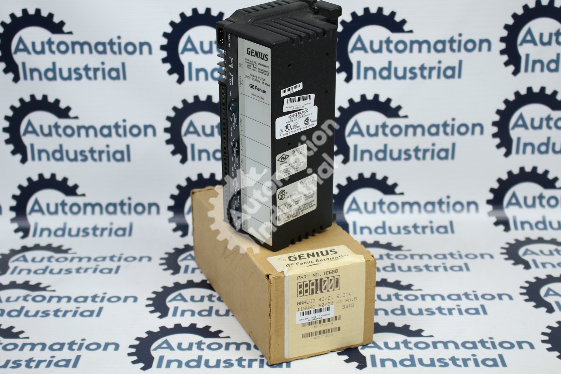 GE Fanuc IC660BBA100 Analog Input Output Module