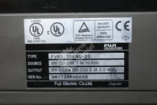 Carregar imagem no visualizador da galeria, Fuji Electric FVR0.75E9S-2S 75E9S-2S 0.75kW 3PH 230V Inversion Drive
