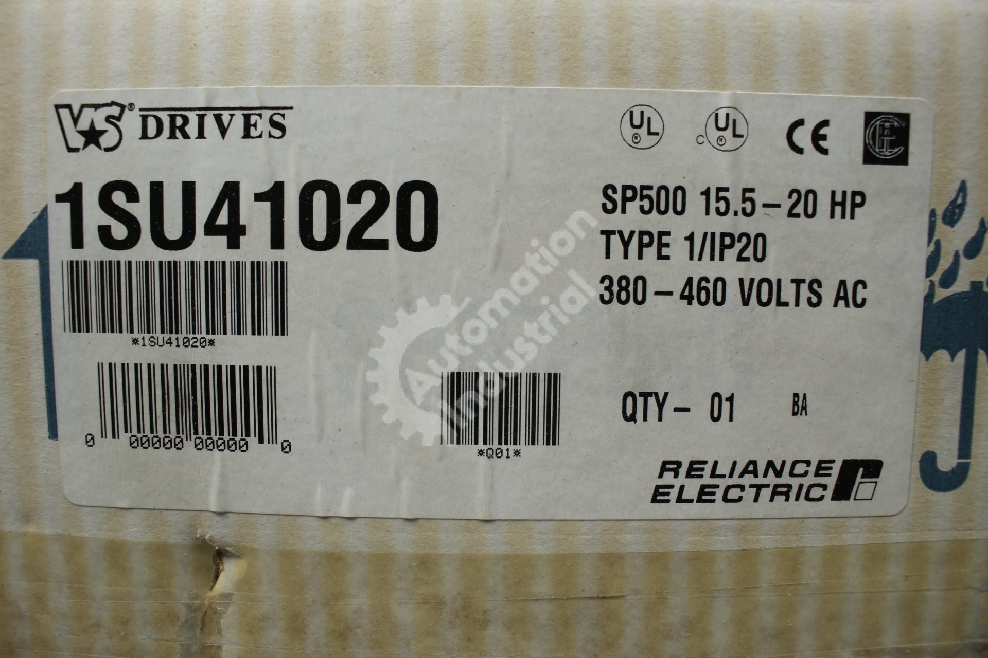 Reliance Electric 1SU41020 SP500 20HP AC Drive NEW
