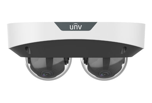 Uniview IPC3224SS-ADF40K-I1 4MP Dual Lens Non-Splicing Dome Camera, 4.0mm