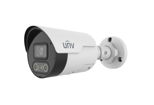 Uniview IPC2124SR-ADF40KMC-DL-H 4MP Dual Light Fixed Bullet, 4.0mm, Built-in Mic & Speaker