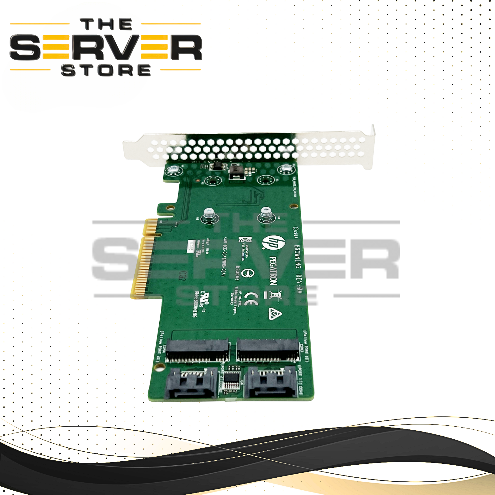 HPE SATA M.2 ML/DL Dual Drive PCIe Riser Card (Card Only) P46809-B21