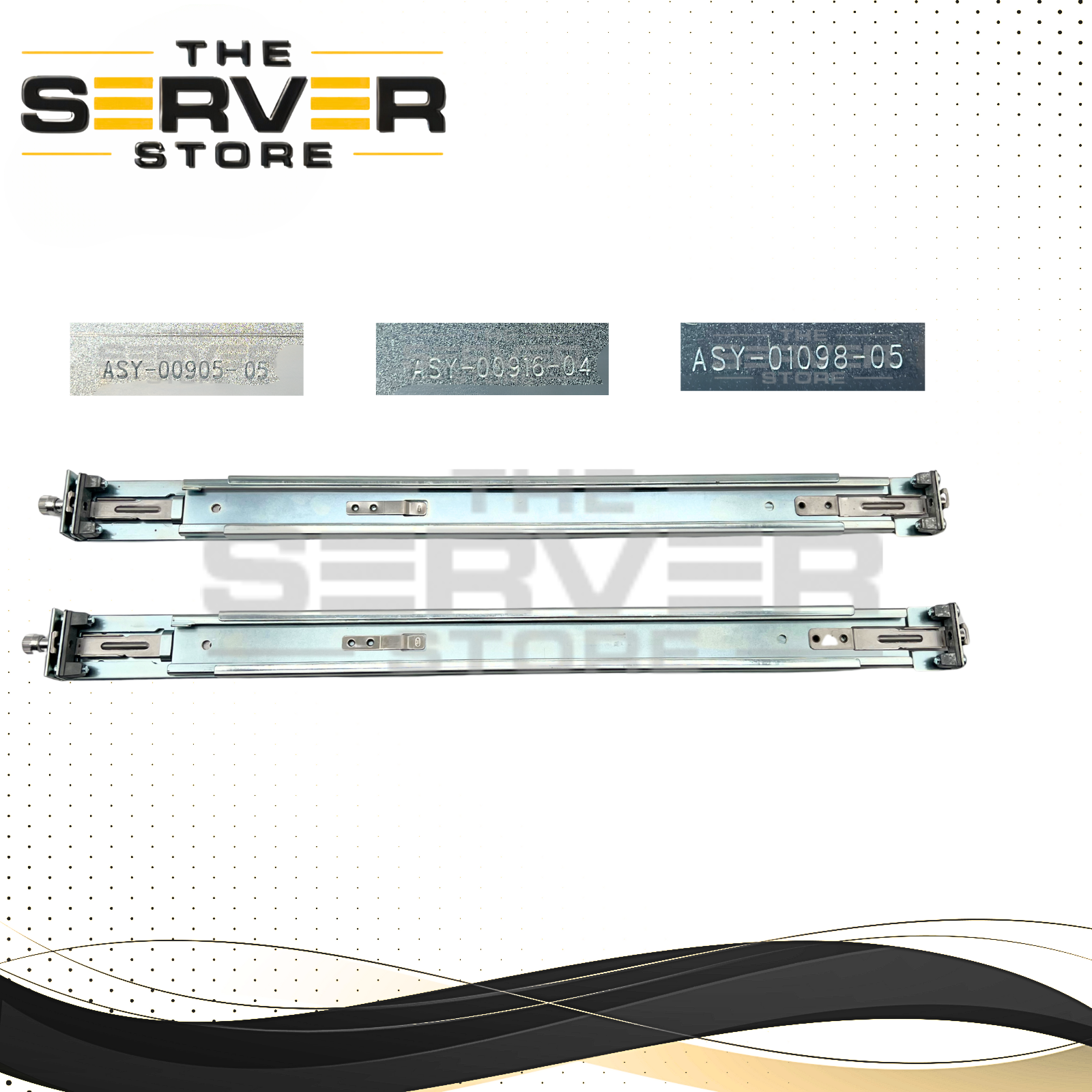 rista Switch 1U 4-post Adjustable Rails Kit ASY-00905-05 ASY-01536 ASY-00985-03