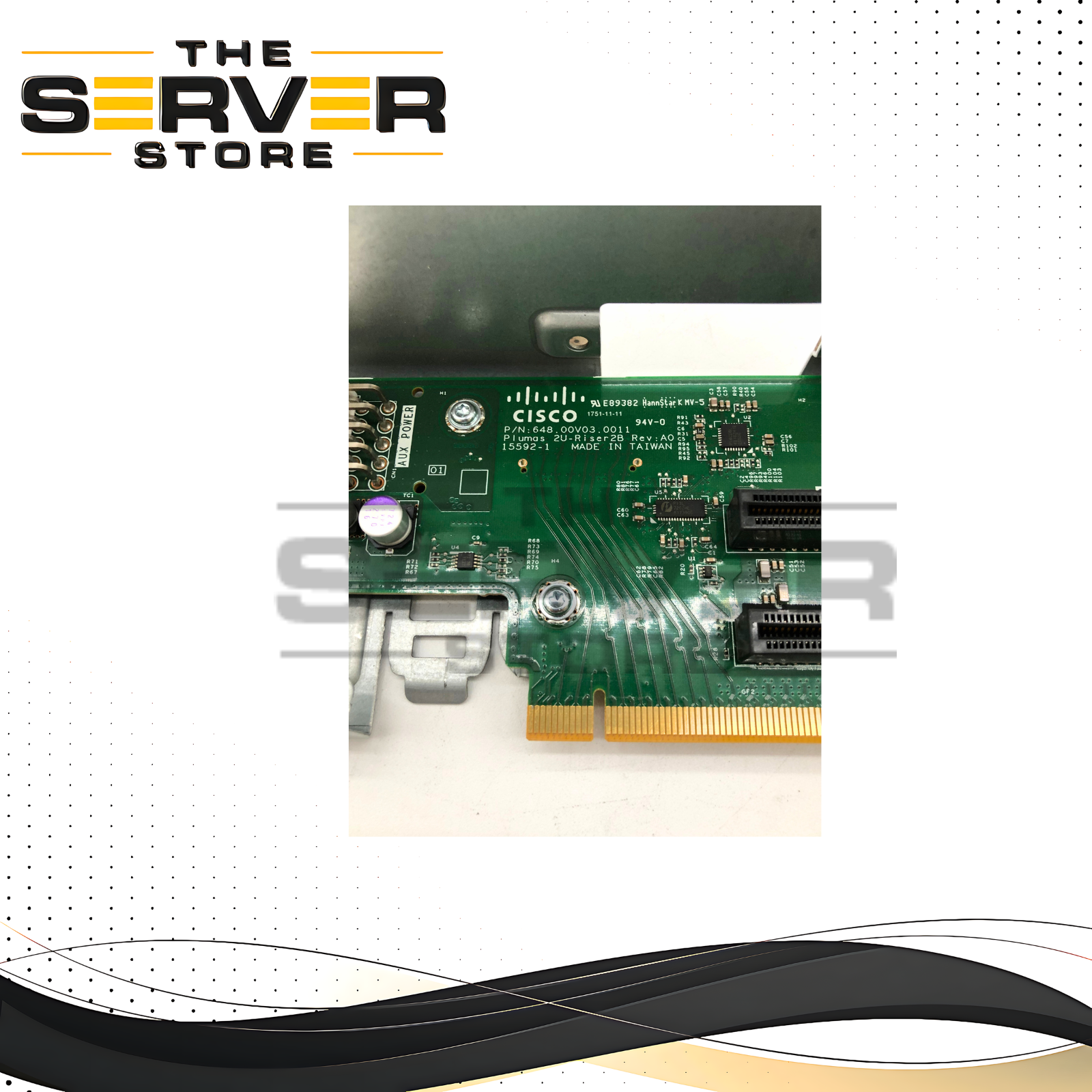 Cisco UCS C240 M5 Server Riser 2B Assembly with 3x PCIe Slots (2x8, 1x16) for GPU & Rear NVMe Support. P/N: 74-106069-01, 648.00V03.0011, 2U-Riser2B, 15592-1, UCSC-PCI-2B-240M5.