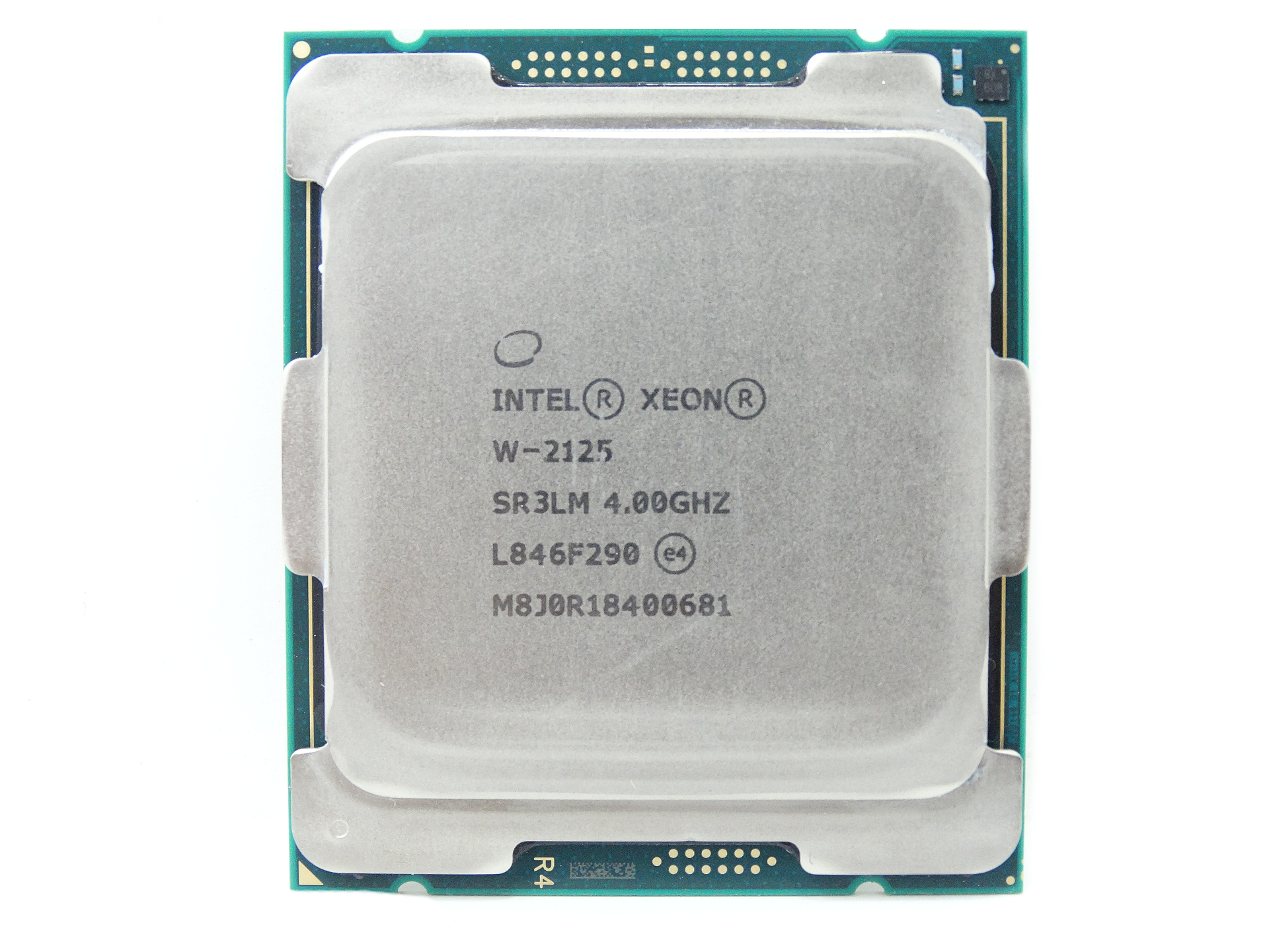 Intel Xeon Quad-Core W-2125 4GHz 8.25MB FCLGA2066 14NM 120W CPU Processor (W-2125)