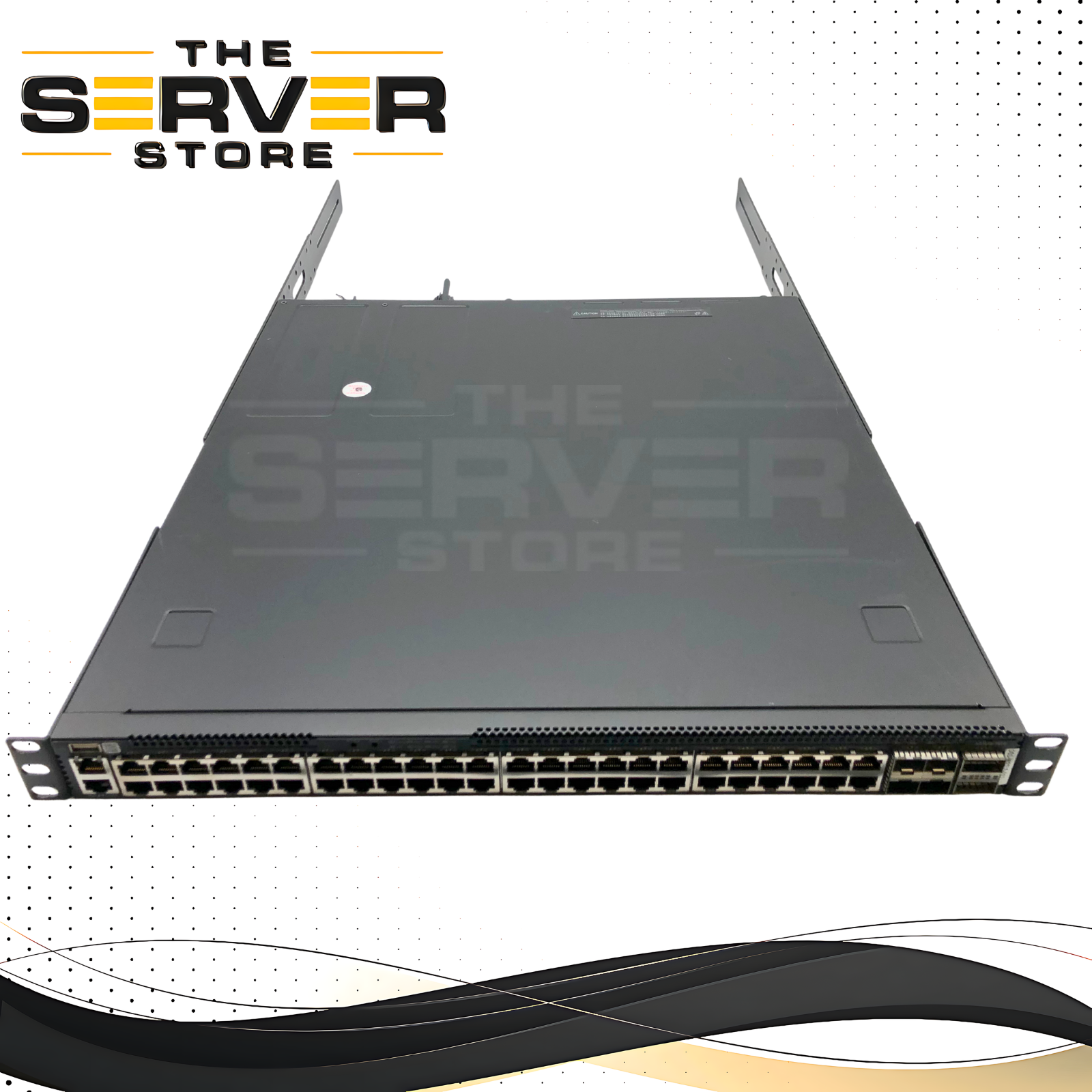 Edge-Core EPS201 48x1GBASE-T, 4x 10G/25G SFP28, 2x 100G QSFP28 L2/L3 Network Switch with Port-to-Power (Front-to-Back) Airflow. P/N: AS4630-54TE-O-AC-F.