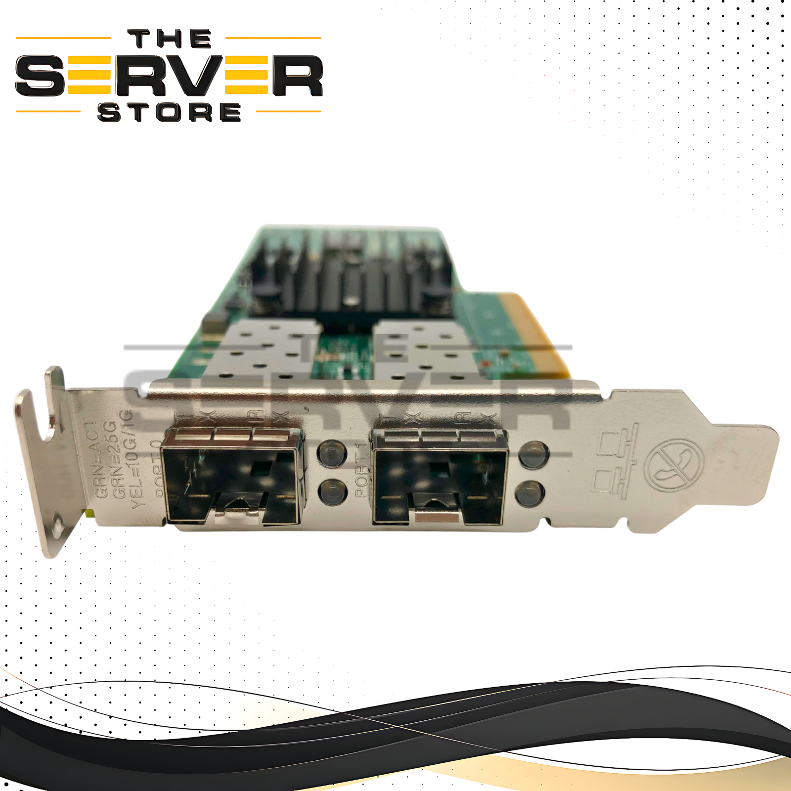Broadcom 57404 10Gbps/25Gbps SFP28 Dual Port PCIe NIC BCM957414A4142CC