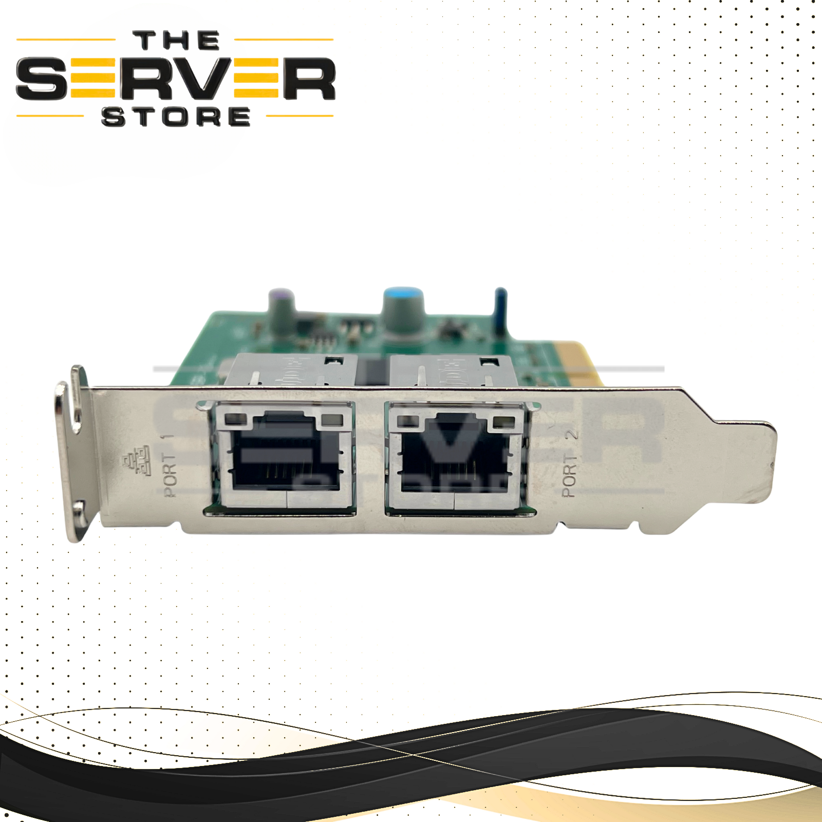 (LOT OF 100) Supermicro 2 Port J-45 Intel i350 GbE PCIe Gigabit NIC Card AOC-SGP-I2