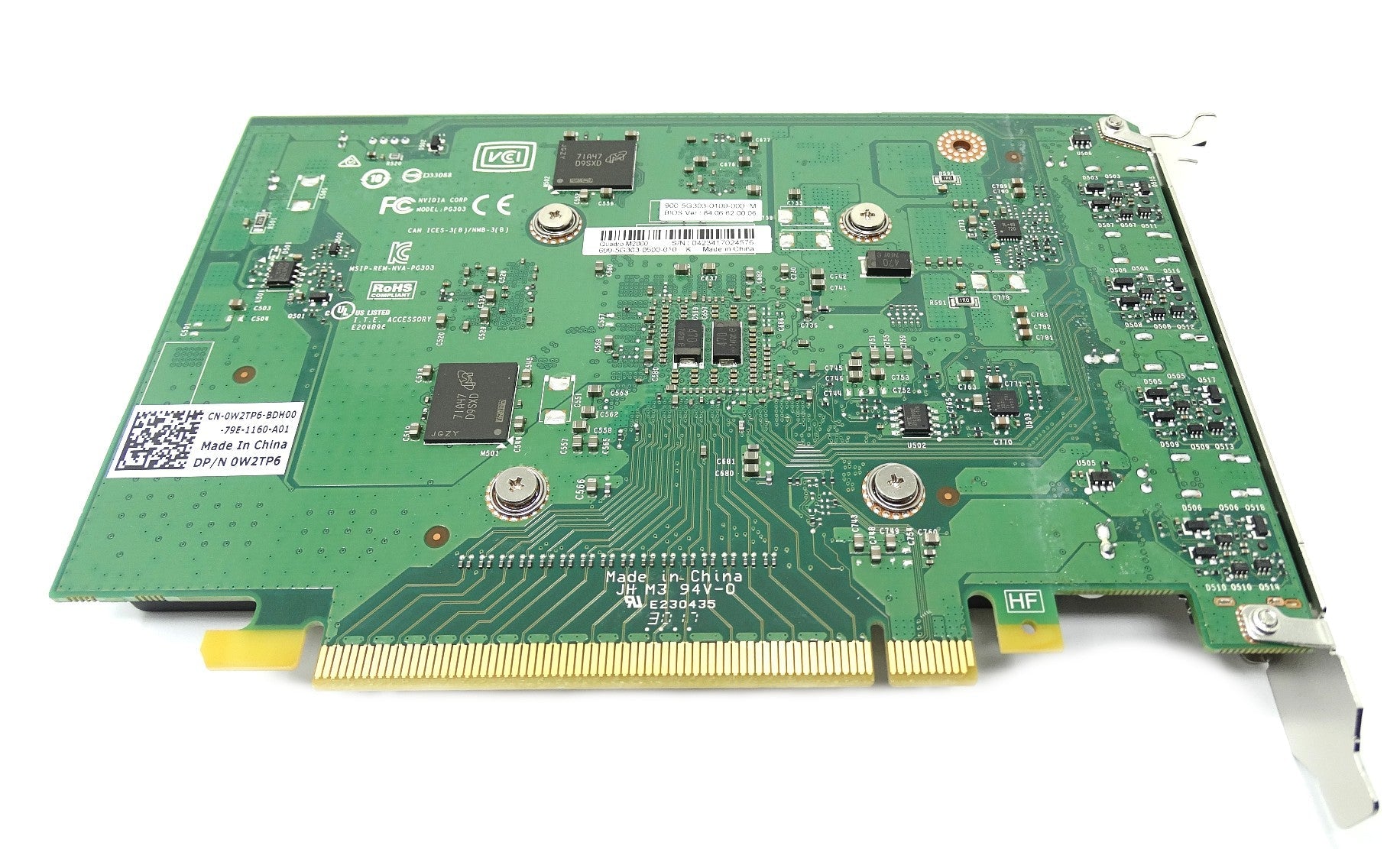 Dell Nvidia Quadro M2000 4GB GDDR5 4 Port Video Graphics Card 0W2TP6 W2TP6