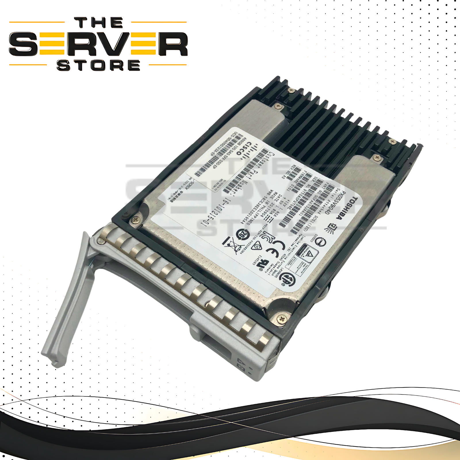 Cisco Toshiba PX05S 400GB 12G SAS Write Intensive 2.5" SFF SSD W/Tray PX05SVB040 UCS-SD400G123X-EP