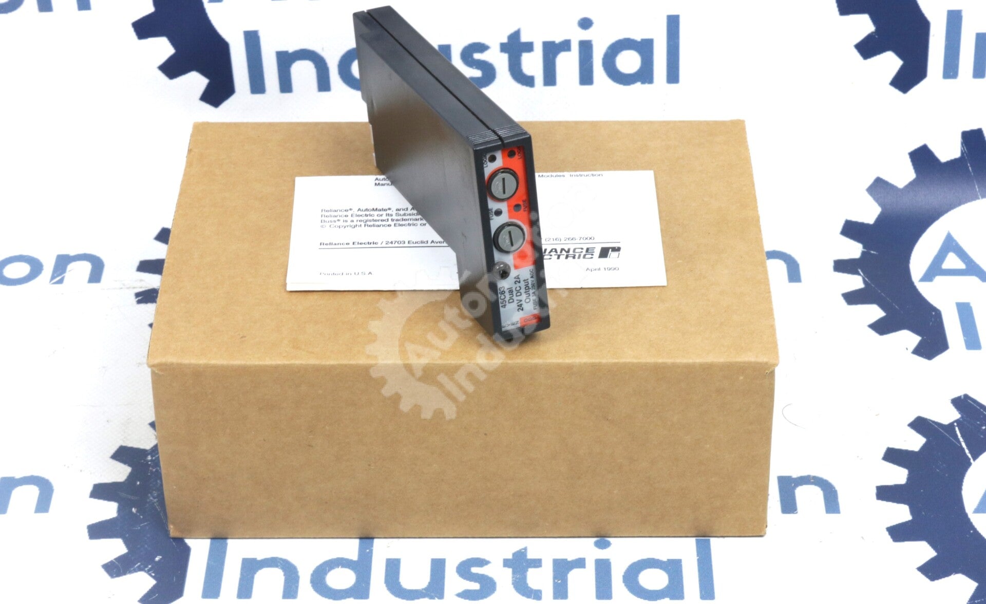 45C63 By Reliance Electric Dual 24 VDC 2A Output Module NSNB AutoMate