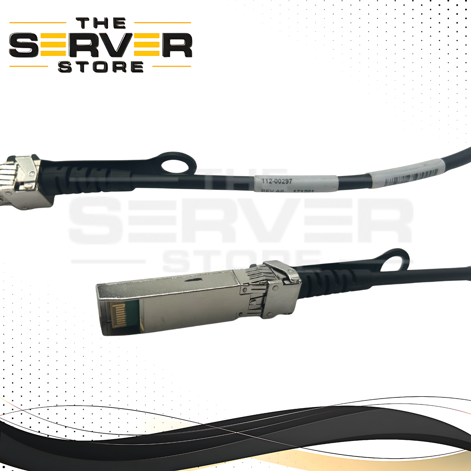 NetApp X6566B-05-R6 0.5m 10GbE SFP+ DAC Cable 112-00297