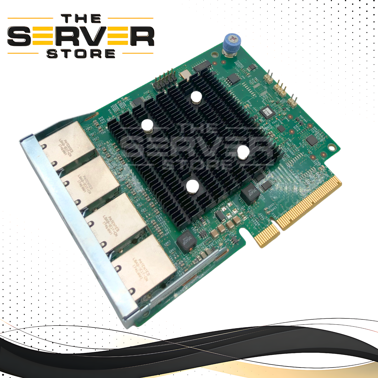 Cisco Intel I350 Quad-Port 1GbE RJ-45 MLOM (Modular LAN on Motherboard) Network Adapter. P/N: UCSC-MLOM-IRJ45.