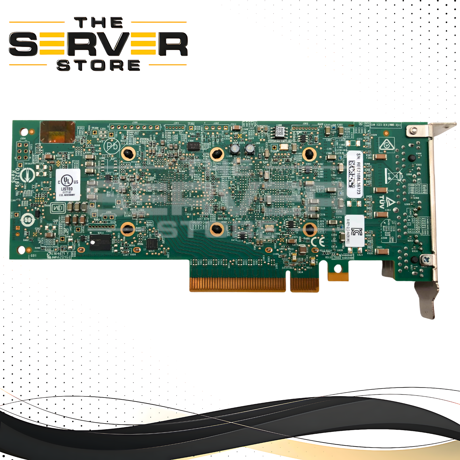 Dell QLogic FastLinQ QL41164 Quad-Port 10GBASE-T RJ-45 PCIe 3.0 x8 Network Adapter. P/N: AH2010411-24, QL41164HLRJ, 0JKT42, JKT42.
