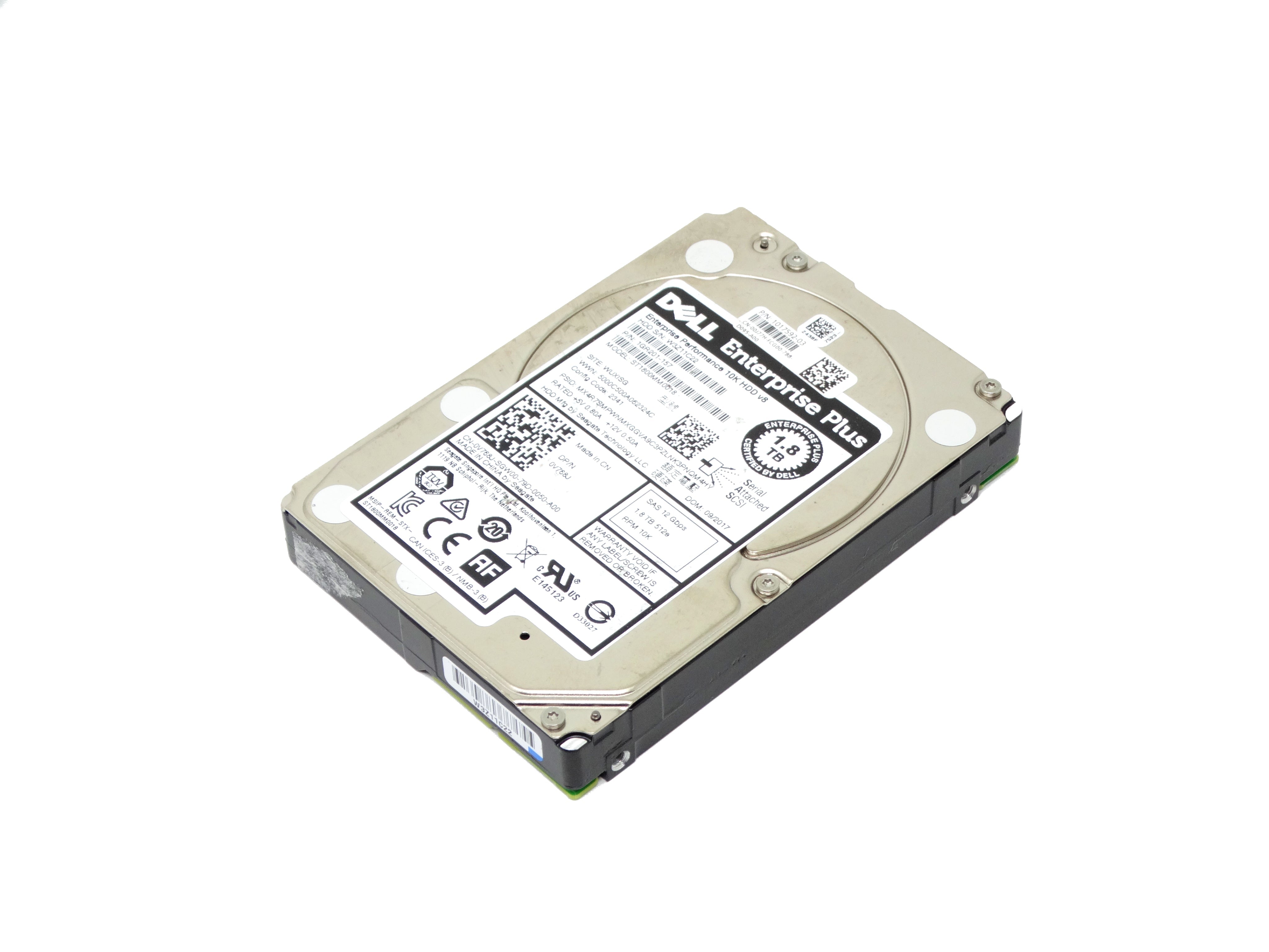 Dell Enterprise Plus 1.8TB 10K 12Gbps SAS 2.5'' SFF HDD (V768J)