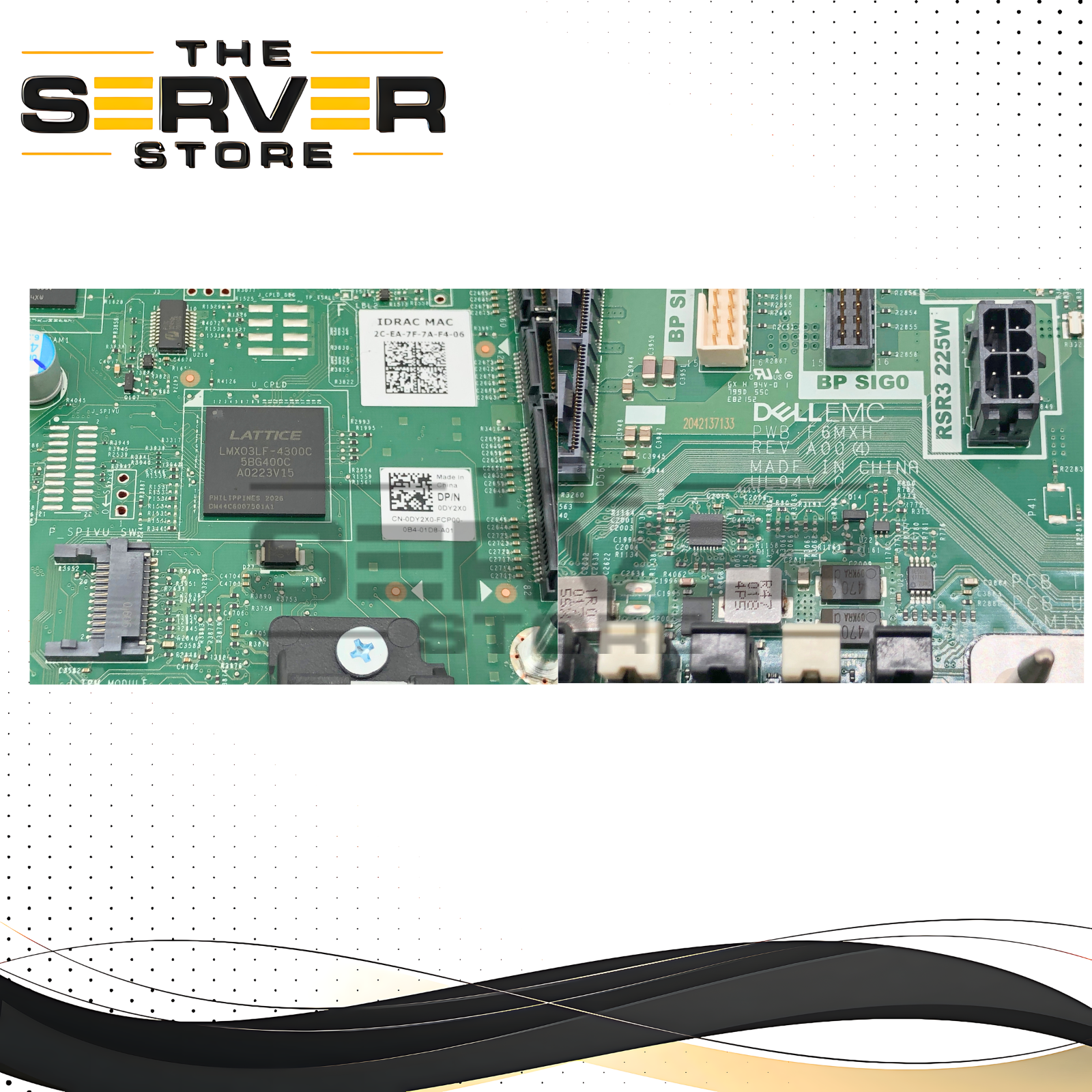 Dell EMC PowerEdge R740 / R740xd Motherboard. Dual CPU LGA3647 Sockets. P/N: DY2X0, 0DY2X0.