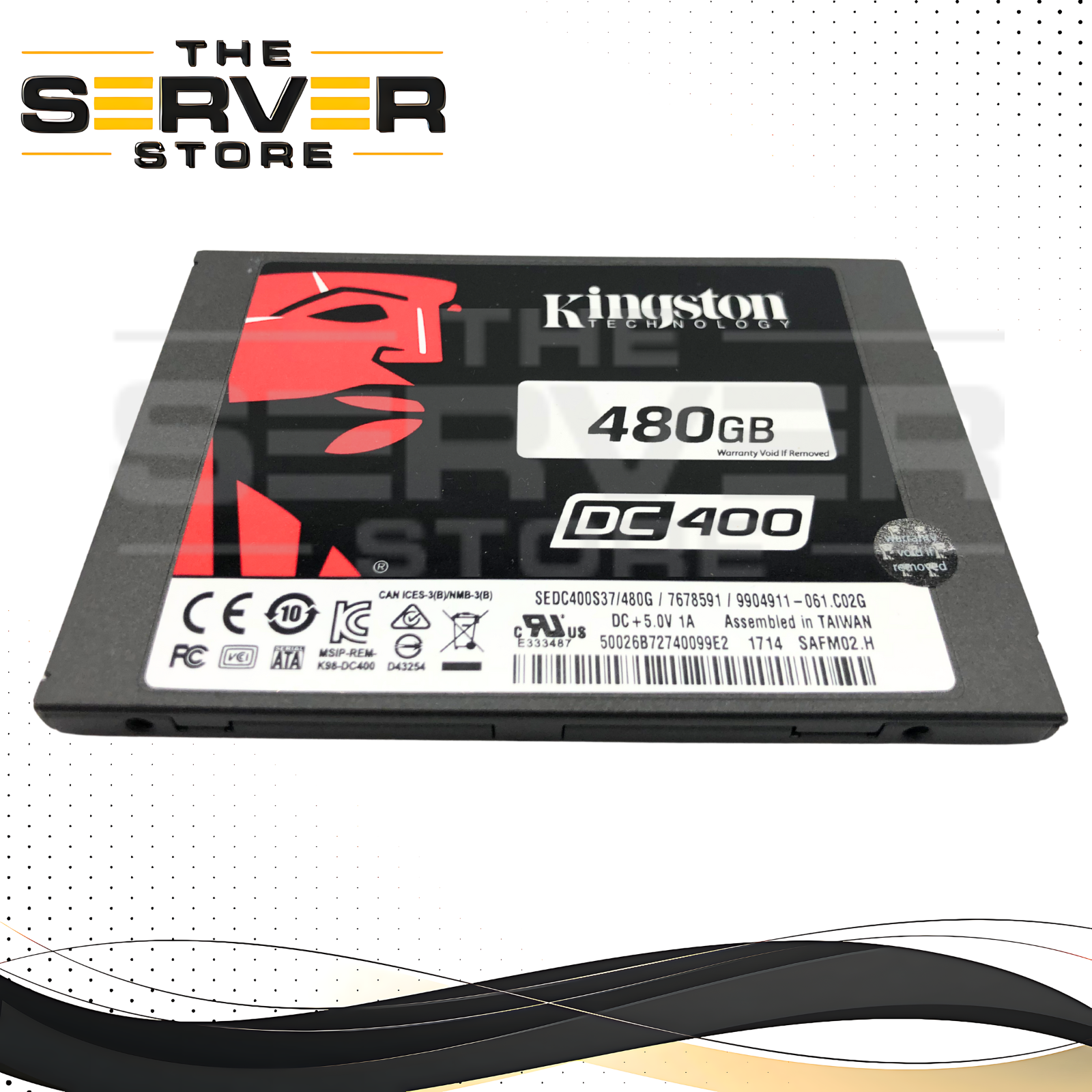 Kingston DC400 480GB 2.5" SATA 6Gb/s Enterprise SSD SEDC400S37-480G