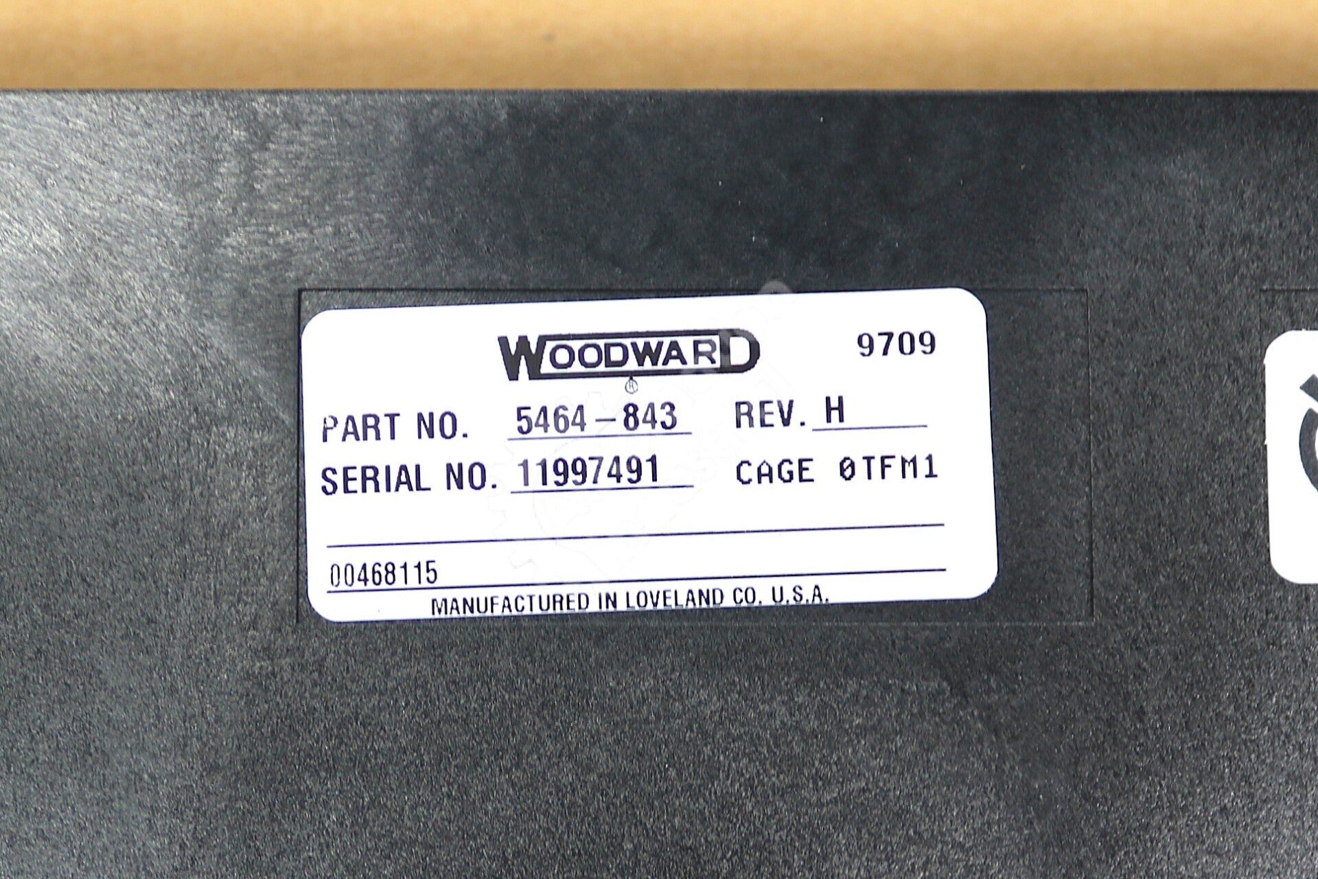 5464-843 By Woodward 9-Pin I/O NetCon CPU Module