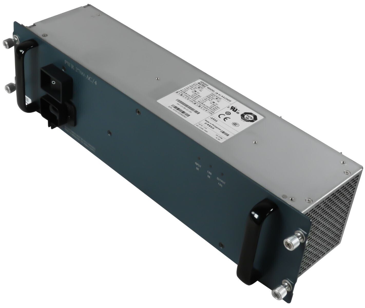 PWR-2700-AC/4 2700 Watt Power Supply for 7604/6504-E 341-0138-02