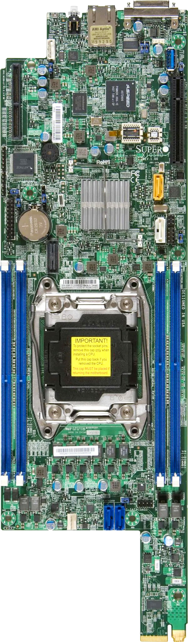 Supermicro E5-2600v4 Family LGA 2011 4x Slot DDR4 for 5038MR-H8TRF (X10SRD-F)