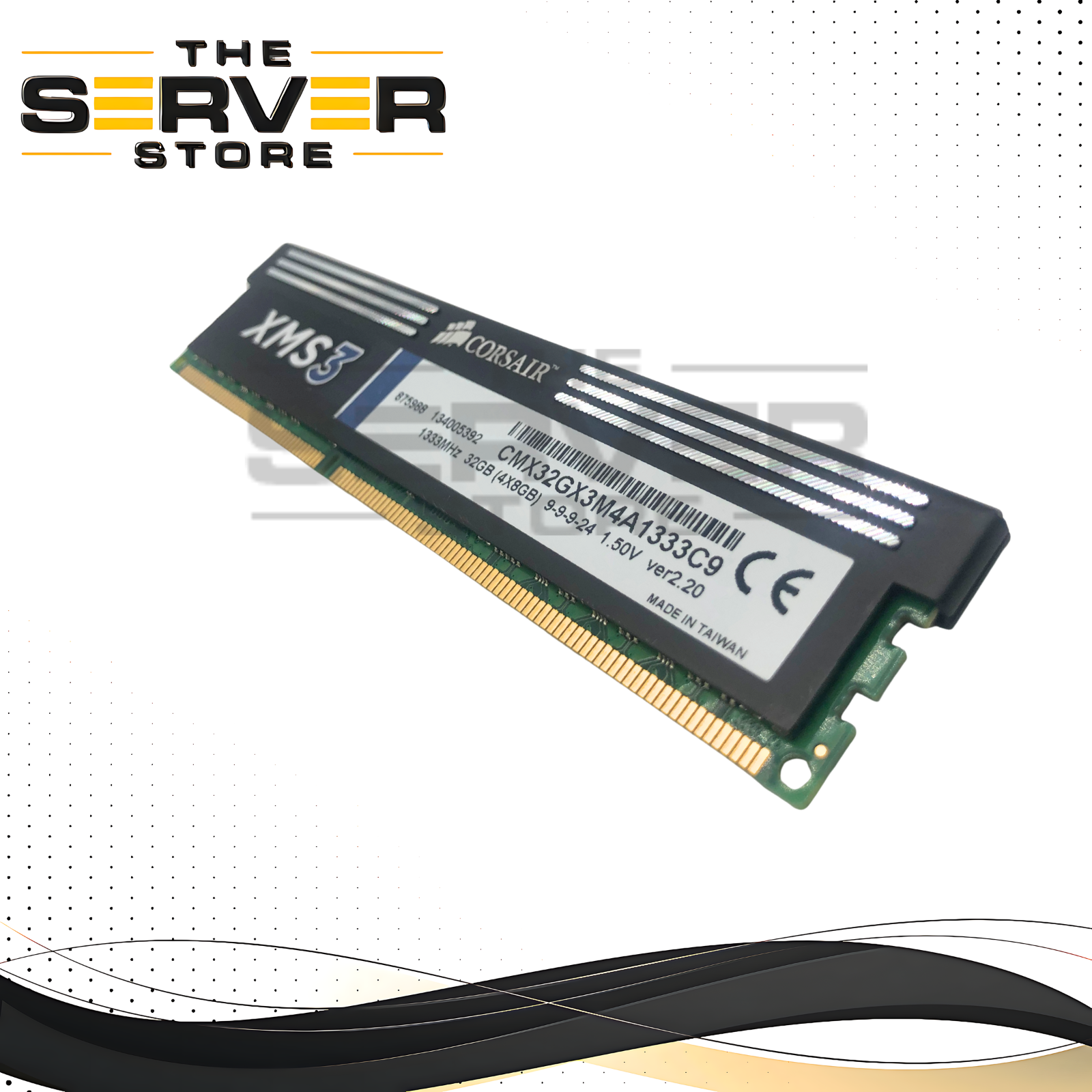 Corsair XMS3 8GB DDR3 1333MHz PC3-10600 CL9 Desktop RAM CMX32GX3M4A1333C9