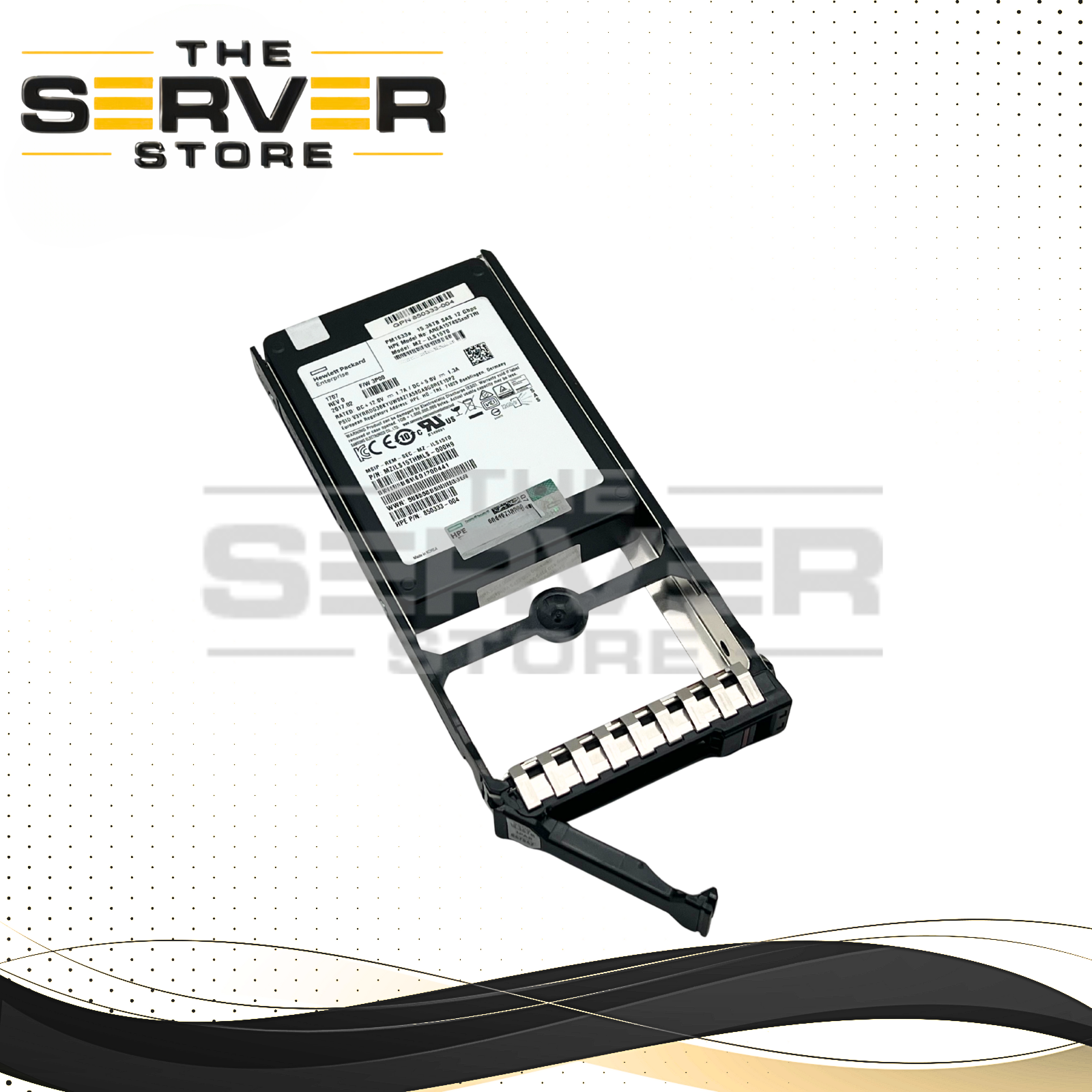 HPE 3PAR 15.36TB SAS 12G RI 2.5" SED SSD Samsung PM1633a MZ-ILS15T0 Q0F46A 867547-001