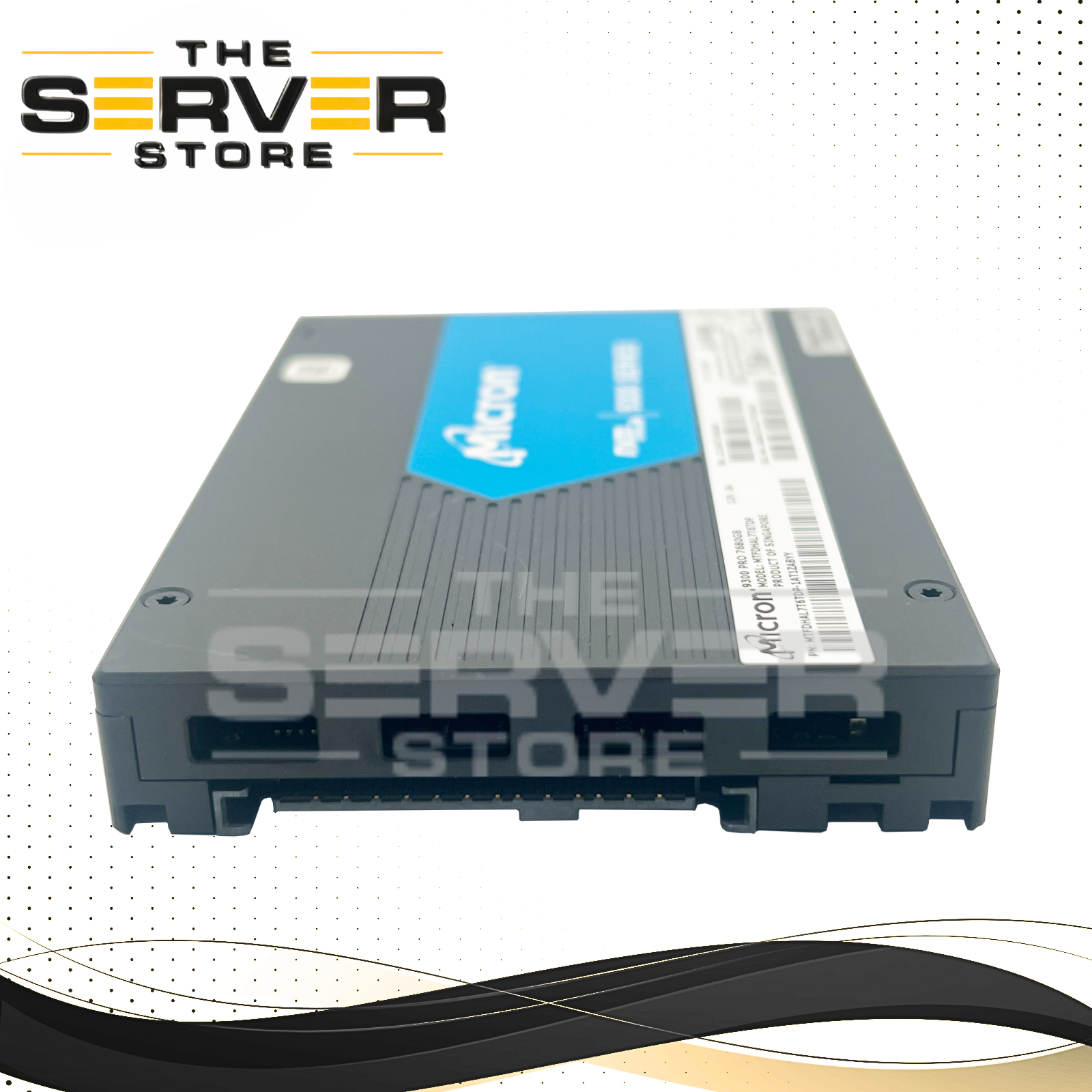 Micron 7.68TB NVMe U.2 PCIe Gen 3.0 x4 SFF 2.5" SSD 9300 Pro Series MTFDHAL7T6TDP