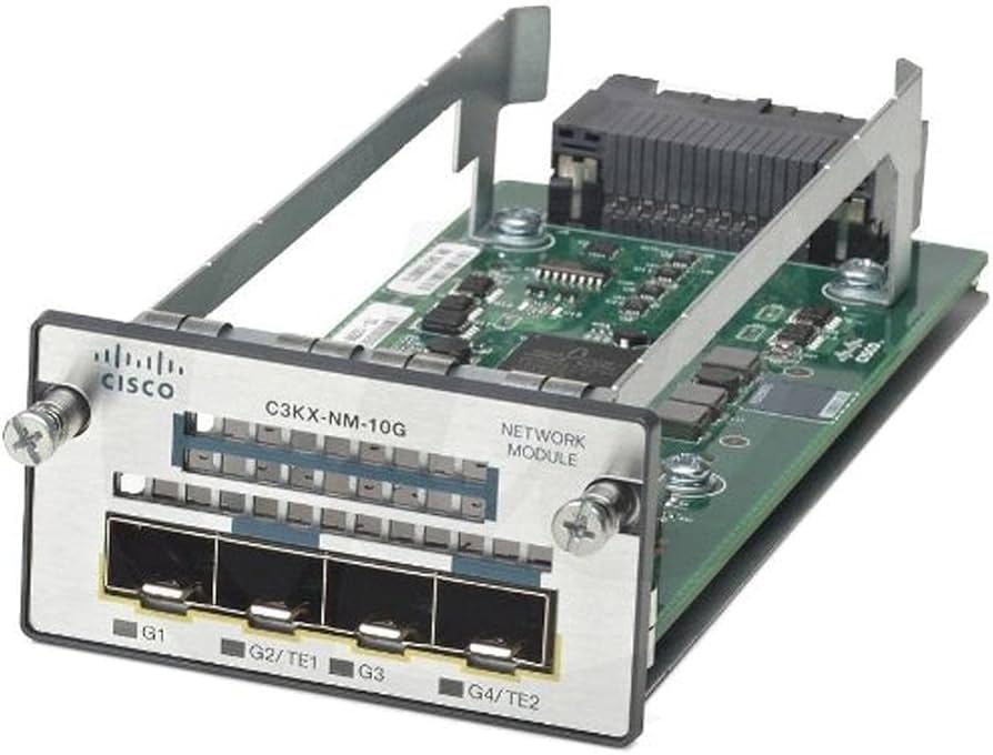 Cisco C3KX-NM-10G Refurbished 4-Port 10G SFP+ Network Module