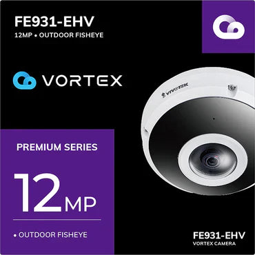 Vivotek FE931-EHV 5MP 30M IR H.265 Outdoor WDR Extreme Temp Dome,VORTEX Prem