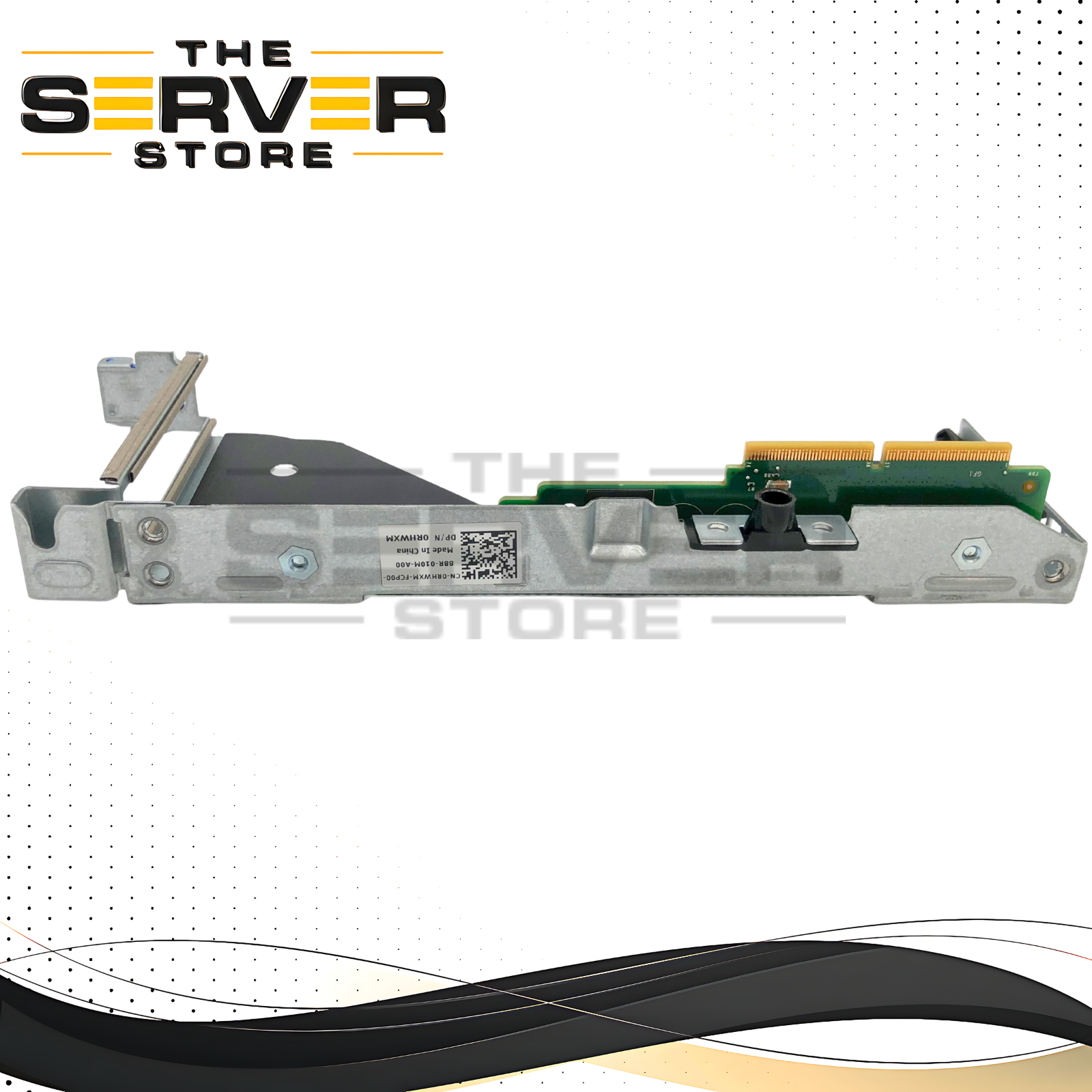 Dell EMC PowerEdge R440 / R540 Chassis Riser 1 Card, Half-Height (HH) PCIe Gen3 x16 Slot, With Metal Cage. P/N: RHWXM, 0RHWXM.