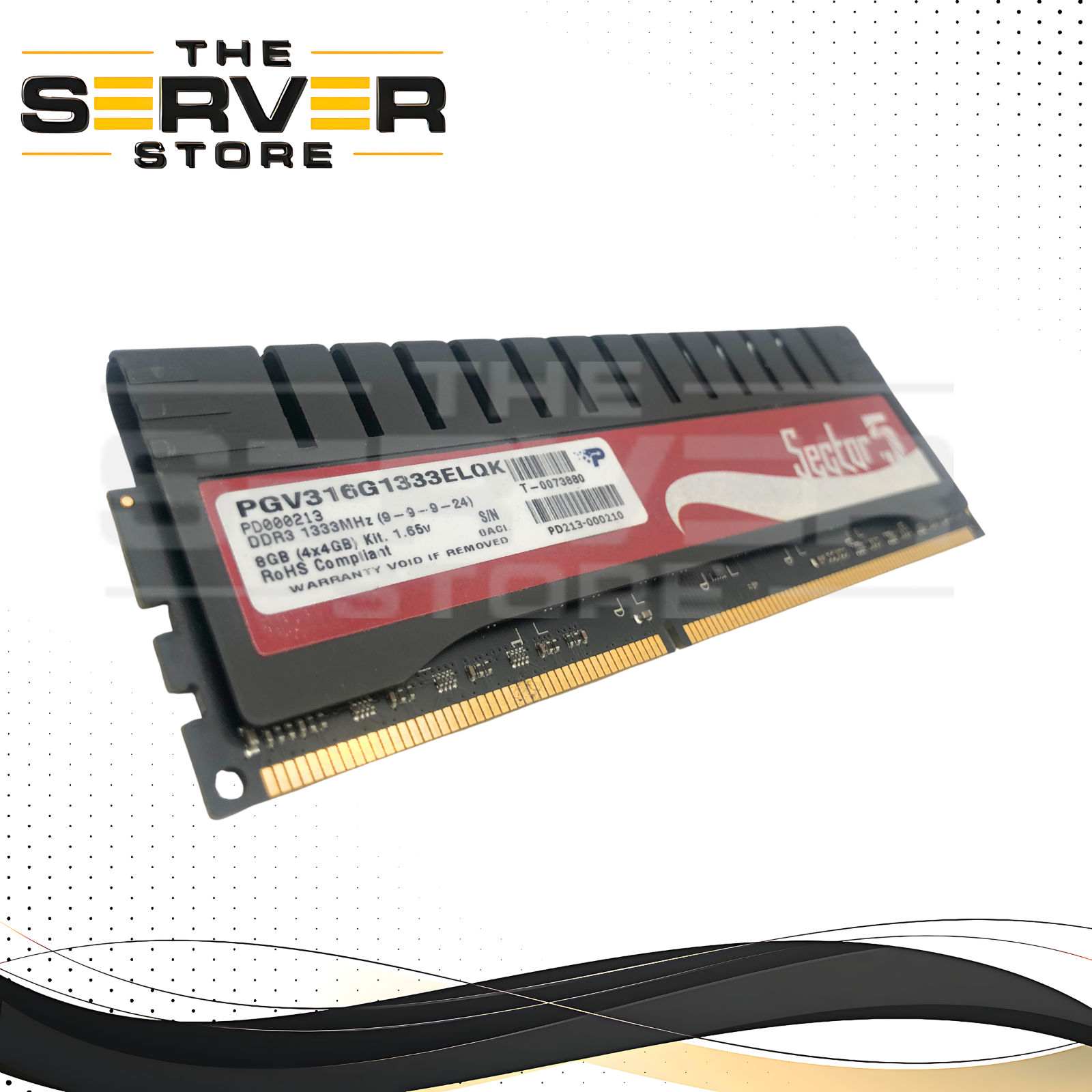 Patriot G Series Sector 5 4GB DDR3 1333MHz PC3-10600 RAM PGV316G1333ELQK