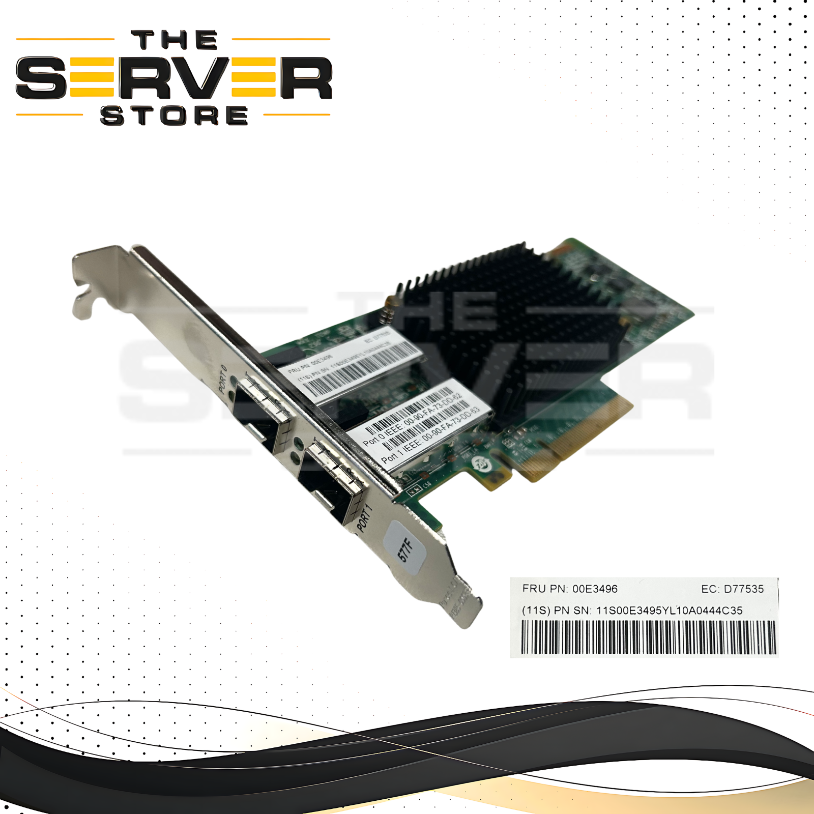 IBM EN0A 577F 16Gb Dual-Port Fibre Channel HBA 00E3496