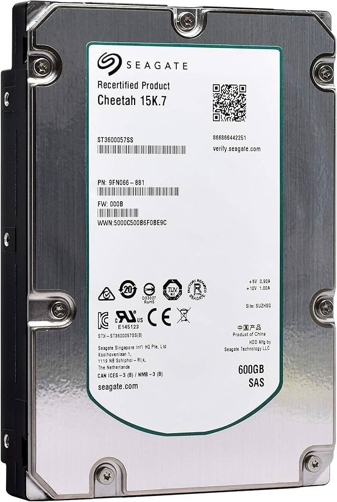 ST3600057SS Cheetah 15K.7 600 GB,Internal,15000 RPM,3.5" 9FN066-881