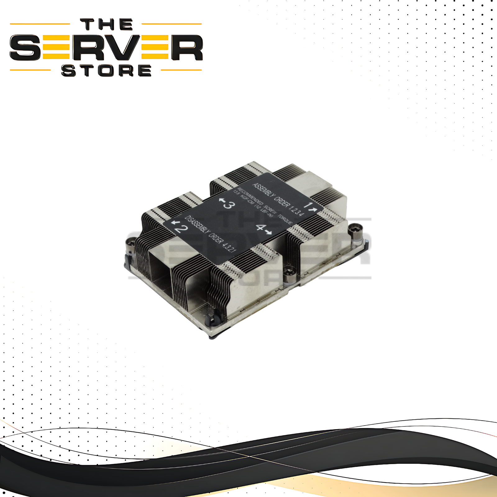 Supermicro 1U Passive CPU Heatsink FCLGA3647 (Narrow ILM) for X11 SNK-P0067PSMB