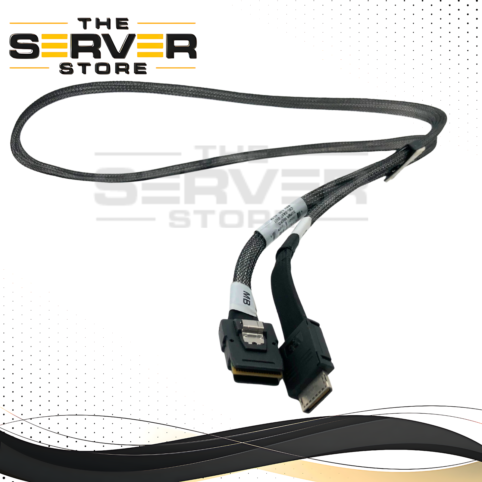 Supermicro 0.9M Internal OCuLink to OCuLink NVMe PCIe Cable CBL-SAST-0831