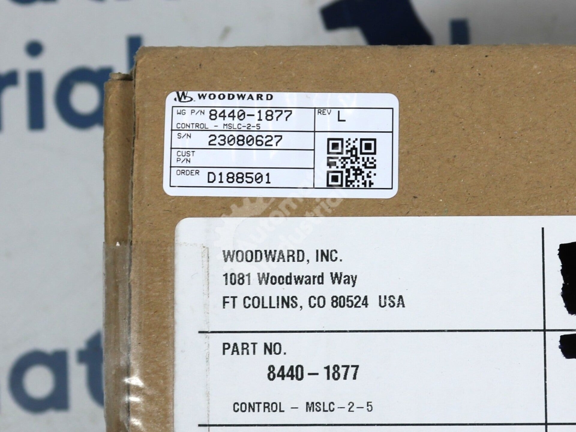 8440-1877 By Woodward Digital Synchronizer and Load Control NSFP