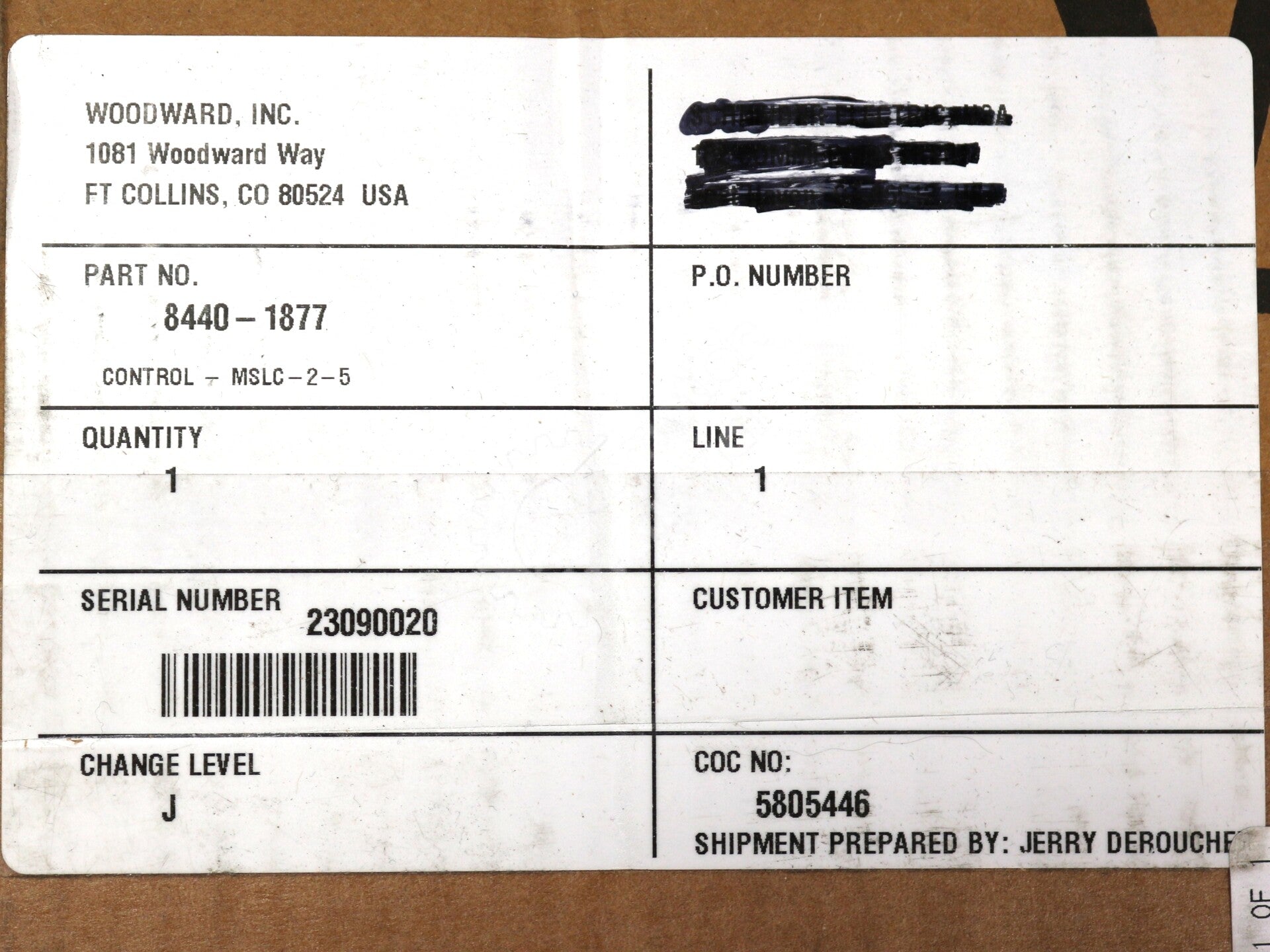 8440-1877 By Woodward Digital Synchronizer and Load Control New Sealed