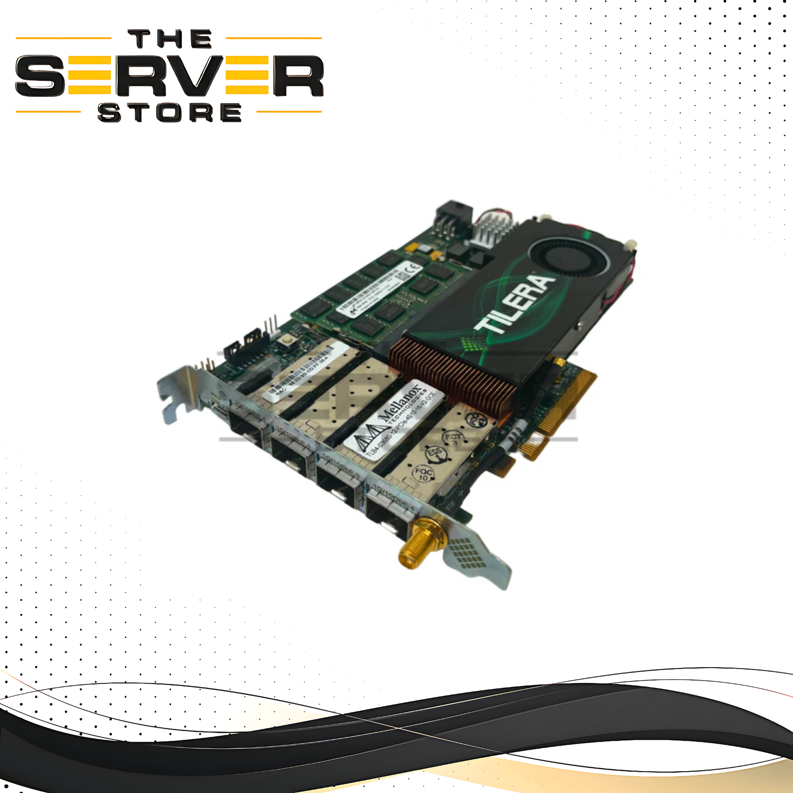 TILERA adapter with 1.2GHz Gx36 processor 4x10GE SFP/SFP+ ports 16GB w/crypto acceleration (TLB4-03680-12-PCIe-4S10-16-v2-GCE)