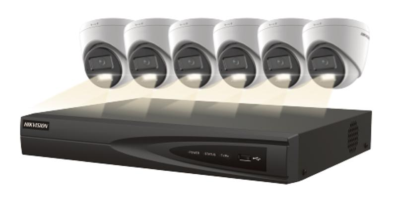 Hikvision EKI-K82T46H 4MP Turret PoE Kit