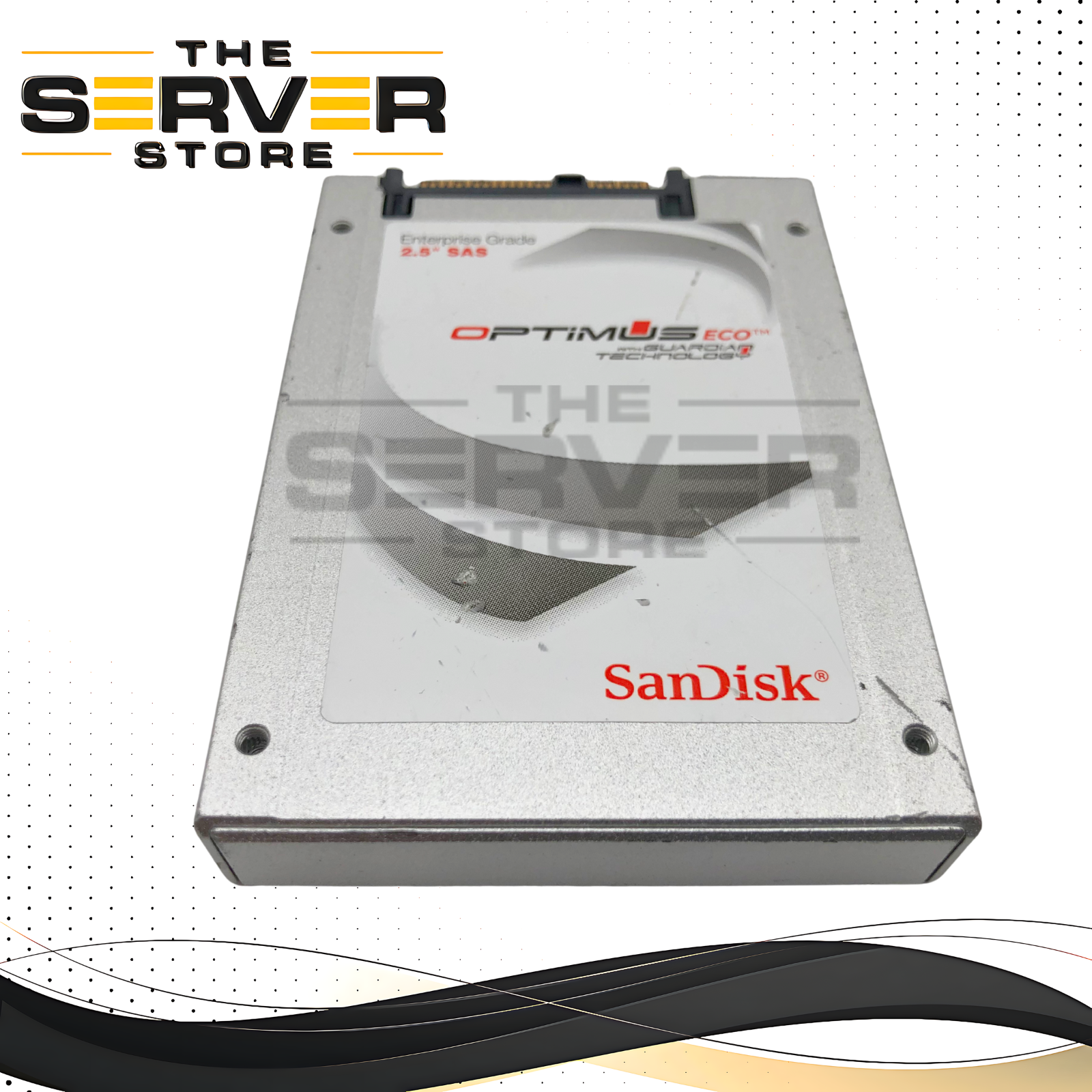 SanDisk Optimus ECO Series 1.6TB 6Gbps SAS 2.5-inch eMLC Enterprise SSD. P/N: SDLLOC6R-016T-5CA1.