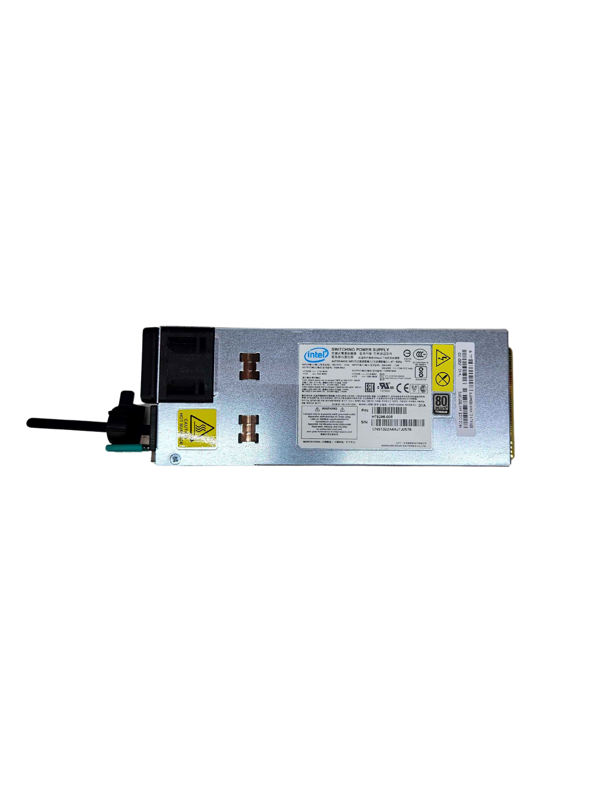 INTEL R2308WFTZS 1300W Switching Power Supply H79286-008