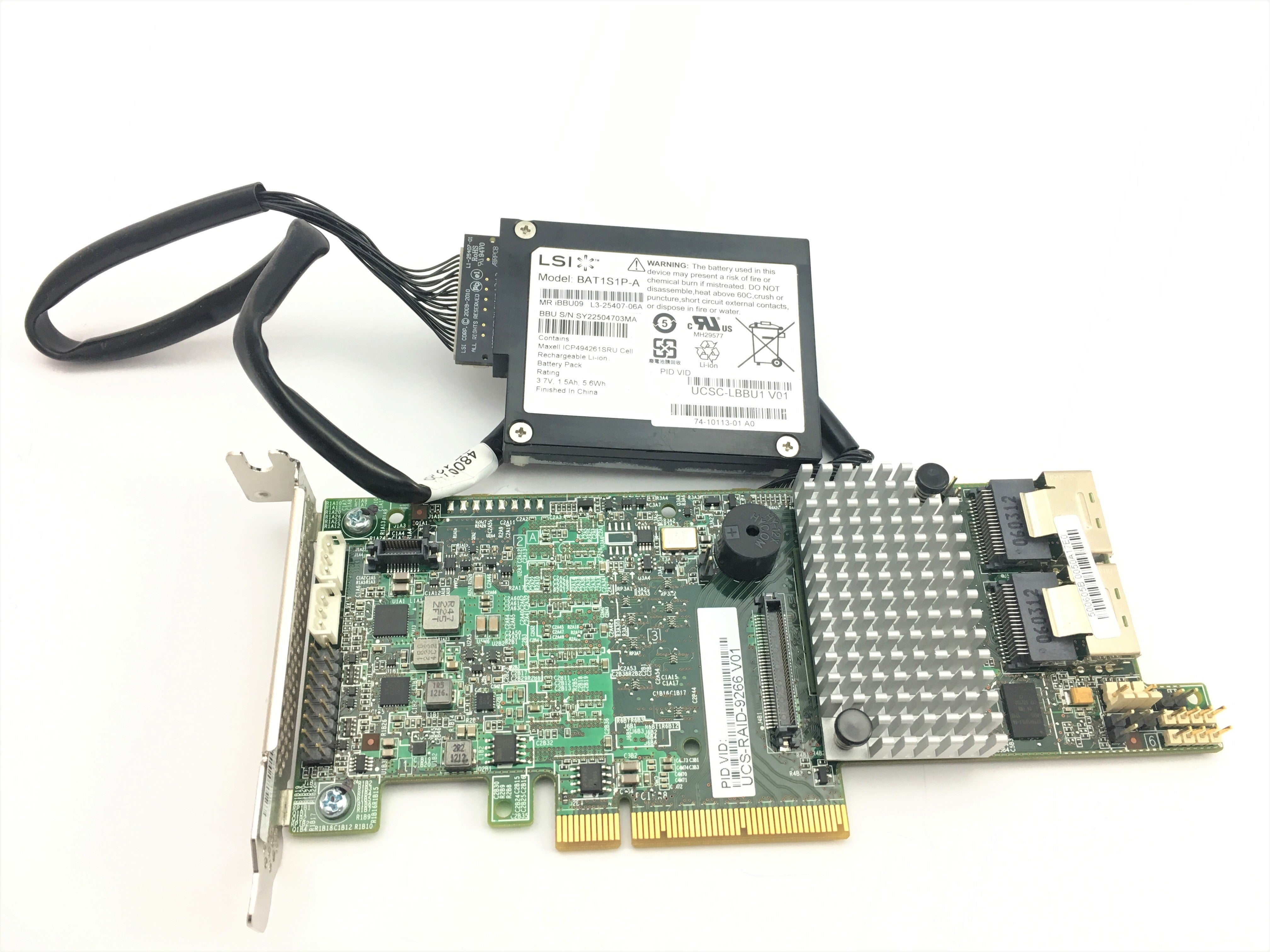 Cisco Megaraid 9266-8I SAS / SATA Raid Controller Card (L3-25413-03B)