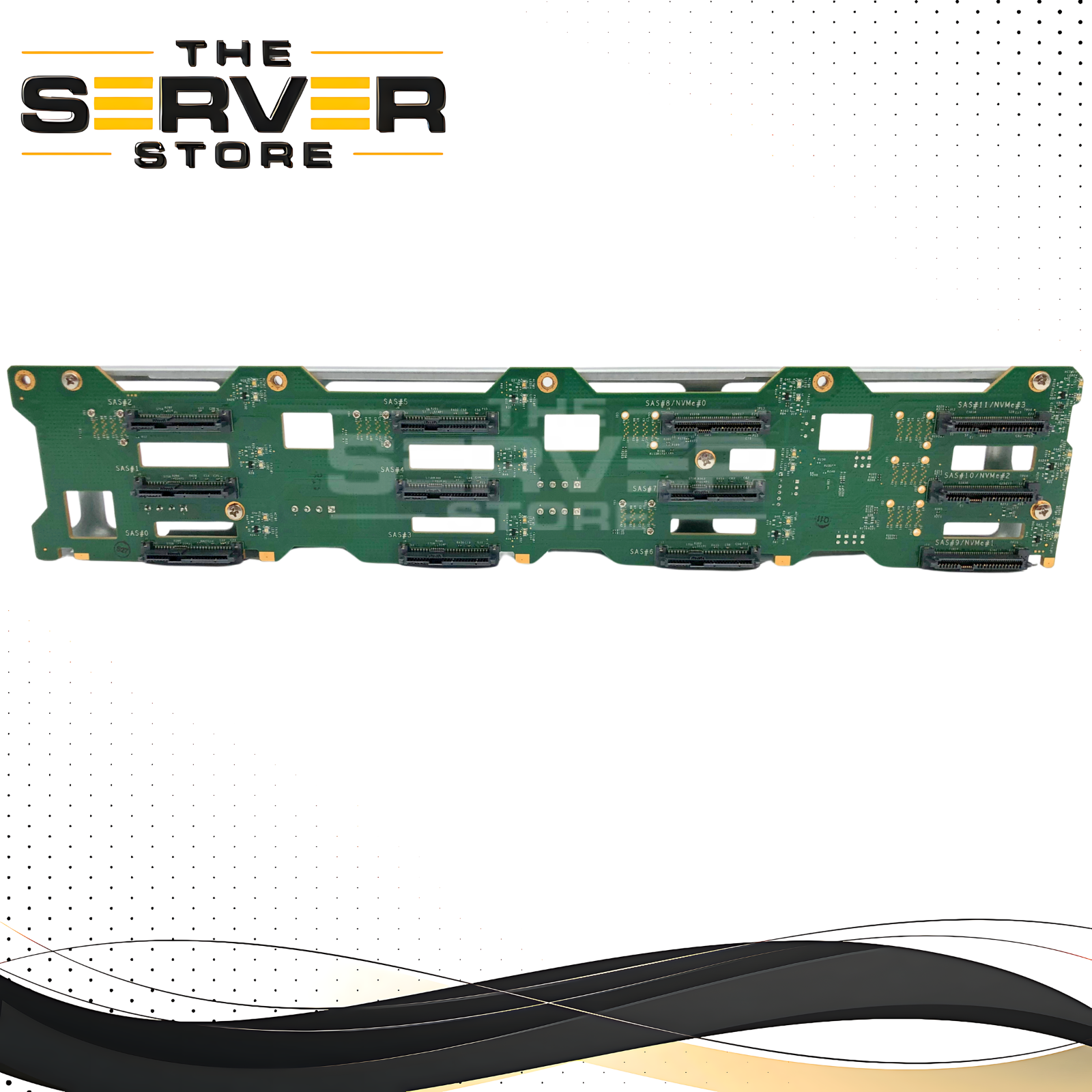Supermicro 12-Bay 3.5" 12Gb/s SAS3/SATA 2U Backplane. Featuring Dual SFF-8643 Connectors. Compatible with X11/X12/X13 DP Motherboards. P/N: BPN-SAS3-826A.