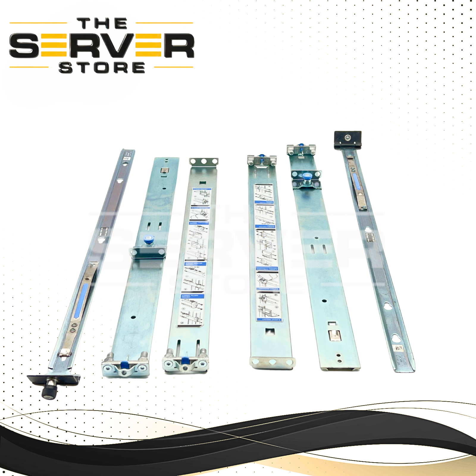 Dell Type A5 Static Rail Kit for Dell PowerConnect 8100 Series Dell N-Series Dell S-Series (formerly Force10) Dell S3100 Series Switches 05RN1M 5RN1M