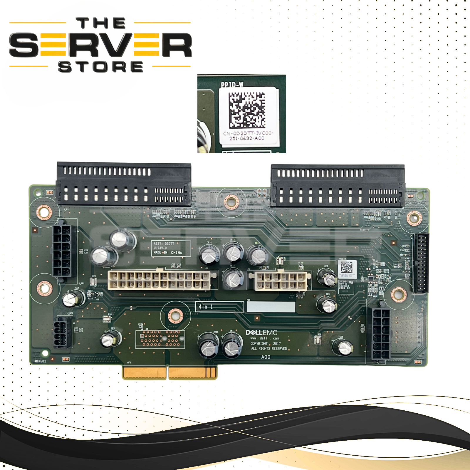 Dell PowerEdge T640 Server Power Distribution Board With Cables 0D2DTT D2DTT