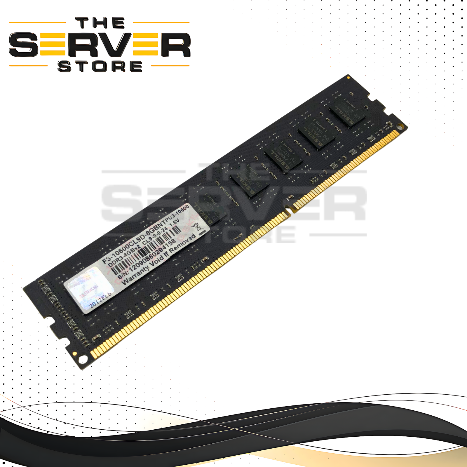G.SKILL 4GB DDR3 1333MHz PC3-10600 CL9 Desktop Memory RAM F3-10600CL9D-8GBNT